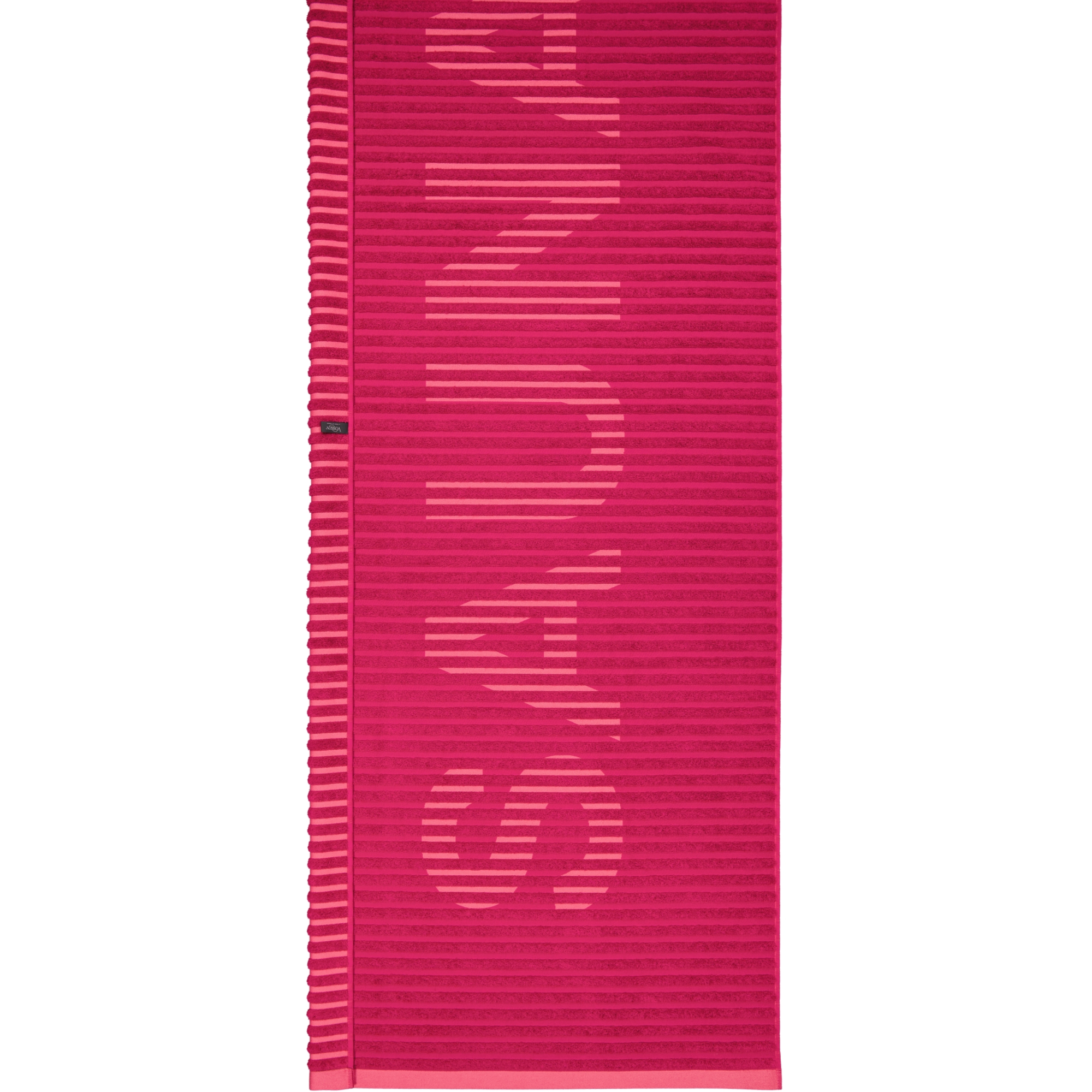 Vossen Saunatücher Camden cranberry - 0037 - 80x200 cm