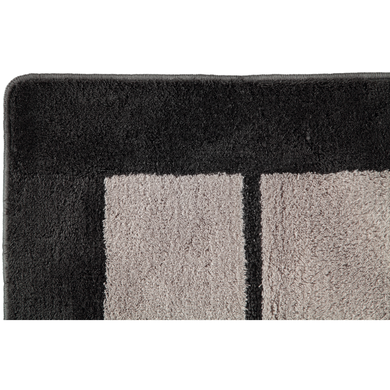 Rhomtuft RHOMY home Badteppiche Liberty anthrazit-perlgrau - 409
