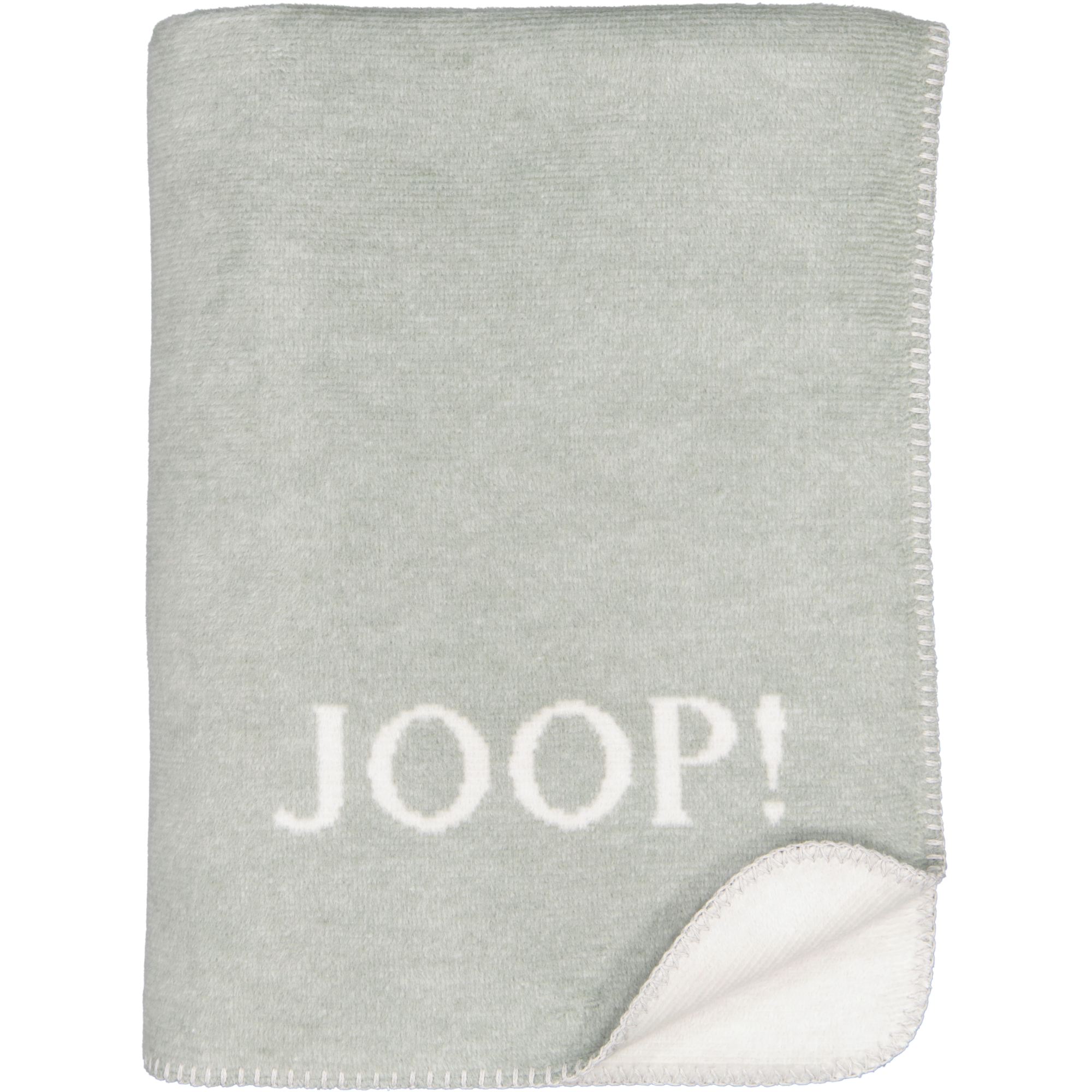 JOOP! Wohndecke Melange-Doubleface - Größe: 150x200 cm - Farbe: Jade-Natur