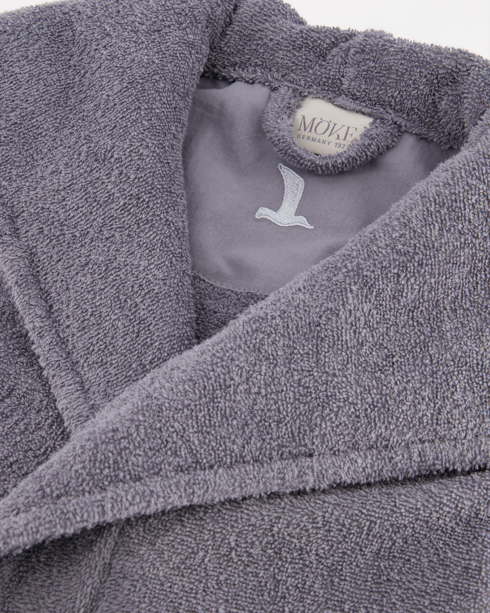 Möve Bademäntel unisex Kapuze Superwuschel stone - 850