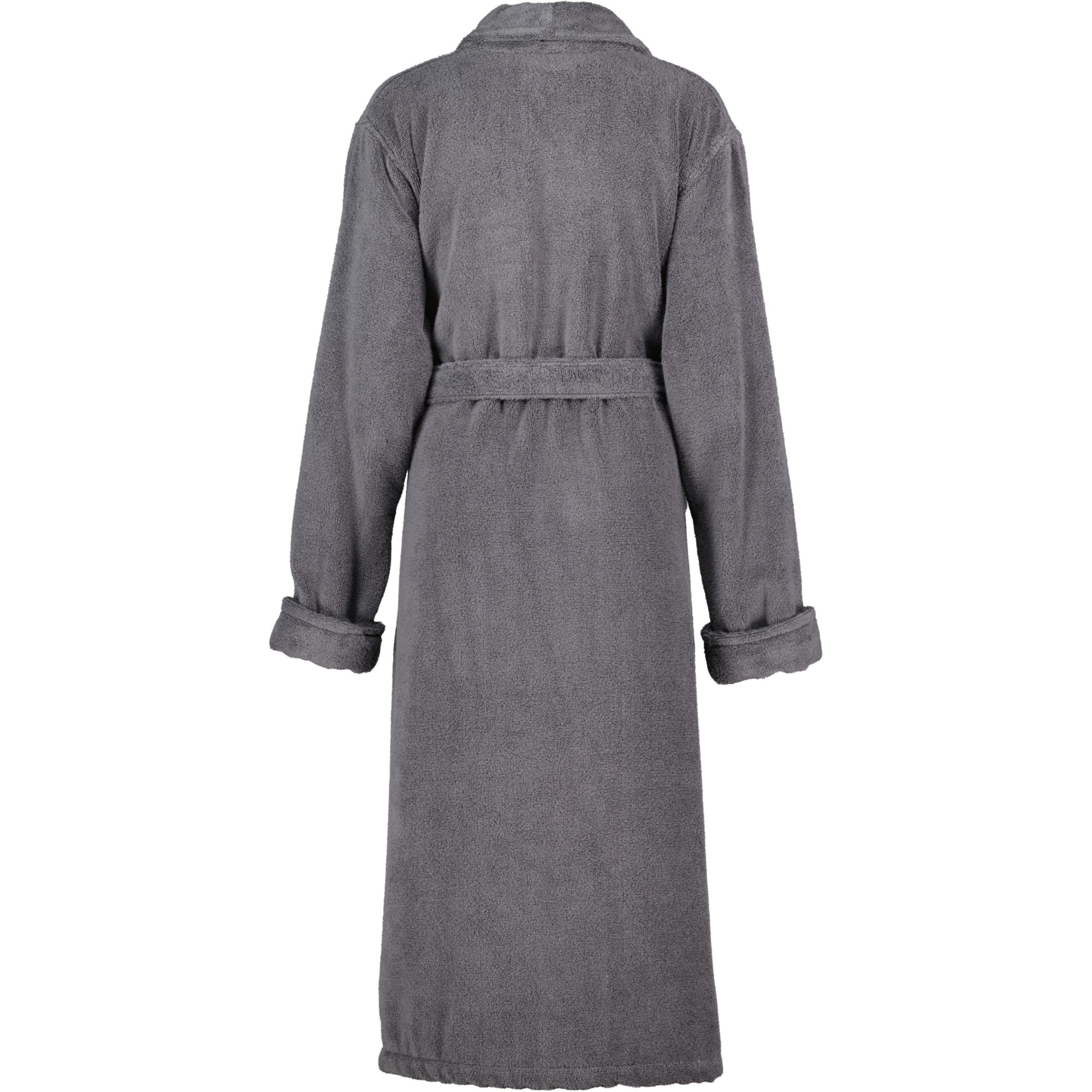 JOOP Damen Bademantel Schalkragen 1650 - Farbe: Anthrazit - 764 - L