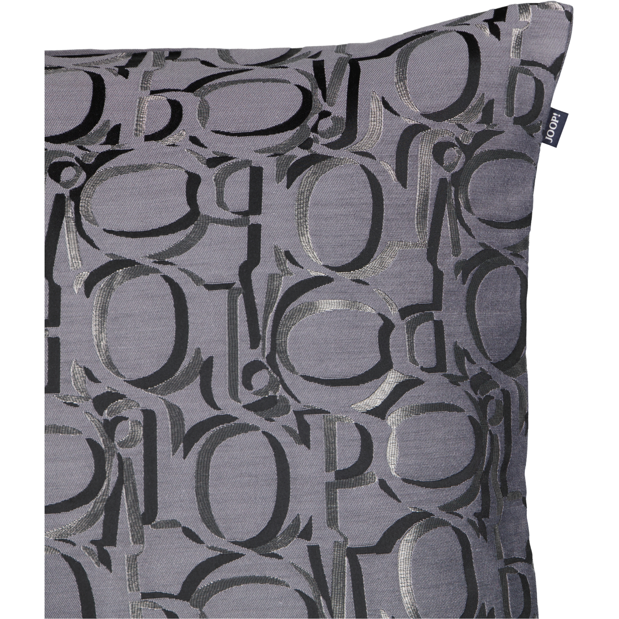 JOOP! Kissenhülle Ornament - Farbe: Anthrazit - 012 - 50x50 cm