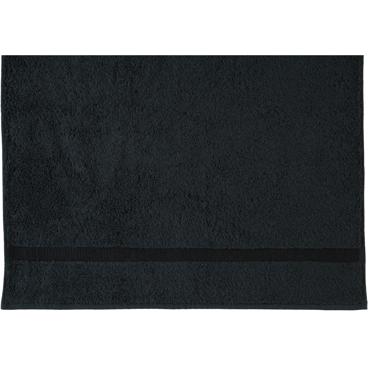 Rhomtuft - Handtücher Princess - Farbe: schwarz - 15 - Seiflappen 30x30 cm