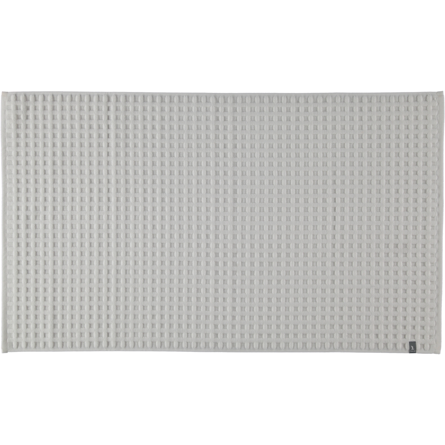 Möve Badteppich - Piquee - Größe: 60x100 cm - Farbe: snow - 001 (1-0798/8127)