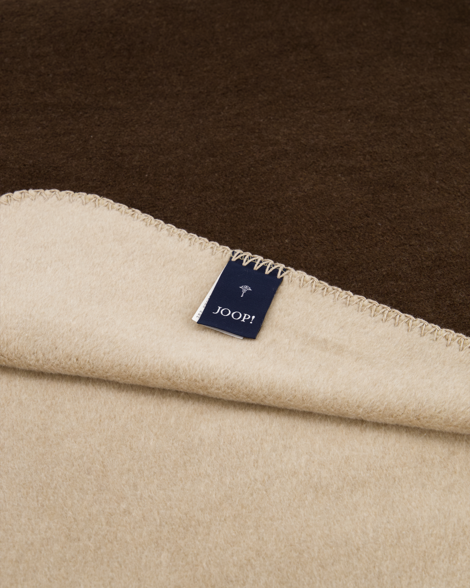 JOOP! Wohndecken Uni-Doubleface Mokka-Taupe - 150x200 cm
