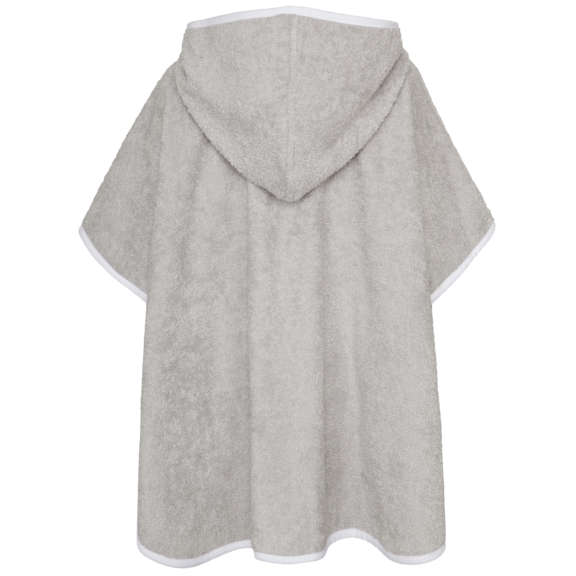 Smithy Wolkenweich Regenbogen - Badeponcho 55 x 70 cm - Farbe: grau (1701027)