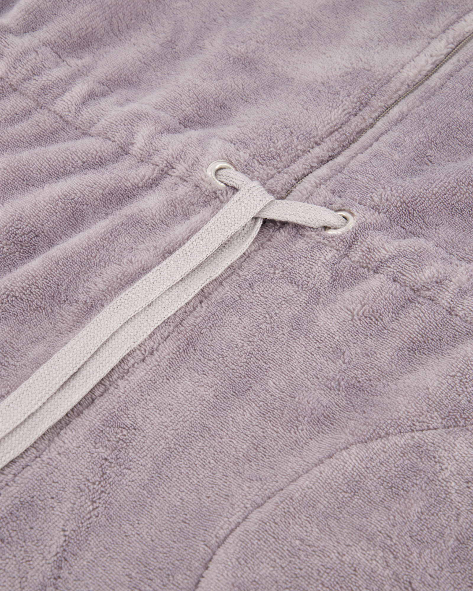 Cawö Home - Damen Bademantel Kurz Kapuze 822 - Farbe: graphit - 73 - L