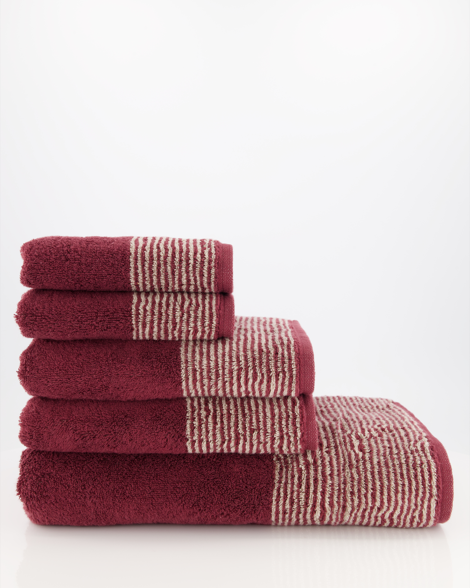 Cawö Handtücher Luxury Home Two-Tone 590 bordeaux - 23