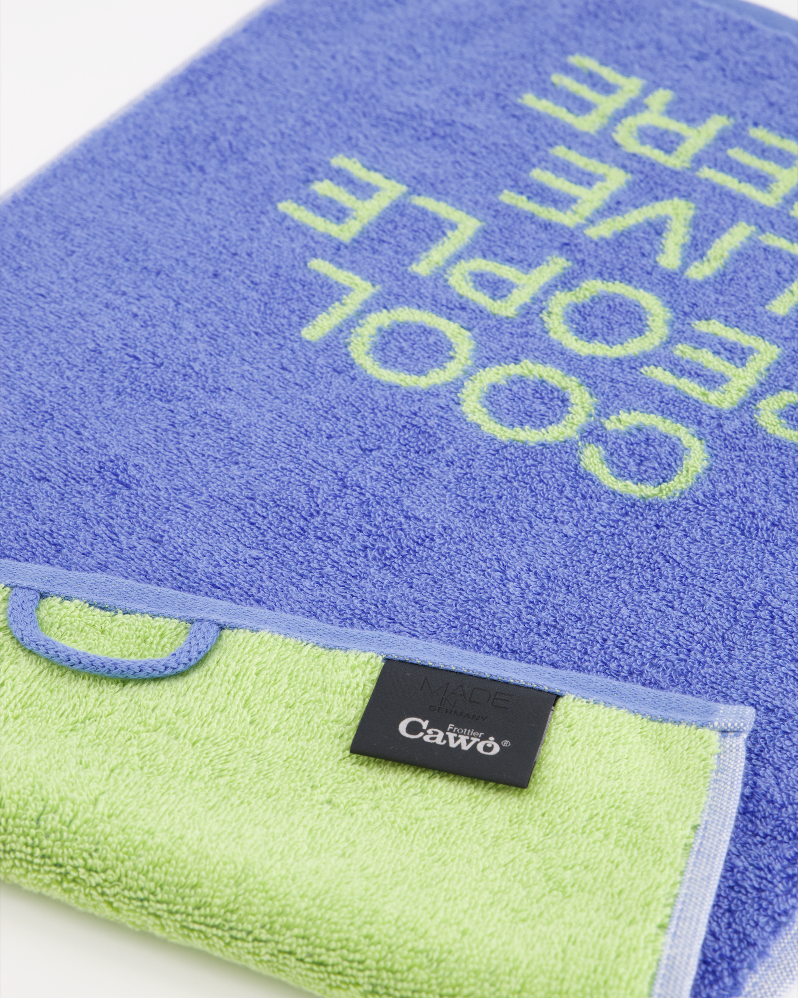 Cawö Gästetücher Postcard Towels Edition 100 cool people live here - 01 - Gästetuch 30x50 cm
