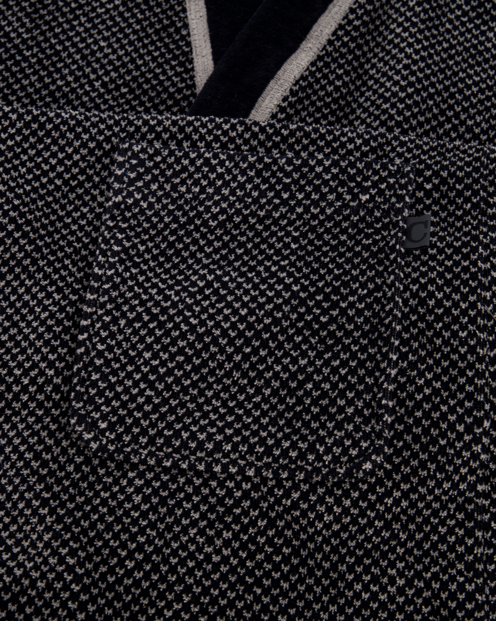 Cawö Bademäntel Herren Kimono 4839 silber-schwarz - 79