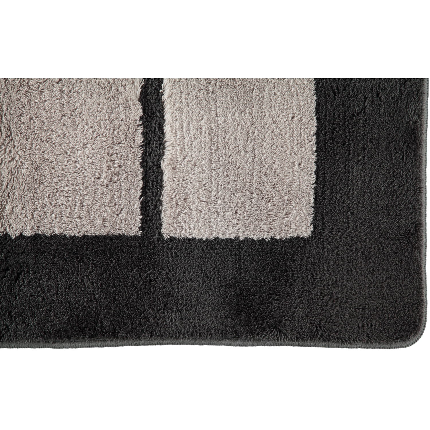 Rhomtuft RHOMY home Badteppiche Liberty anthrazit-perlgrau - 409