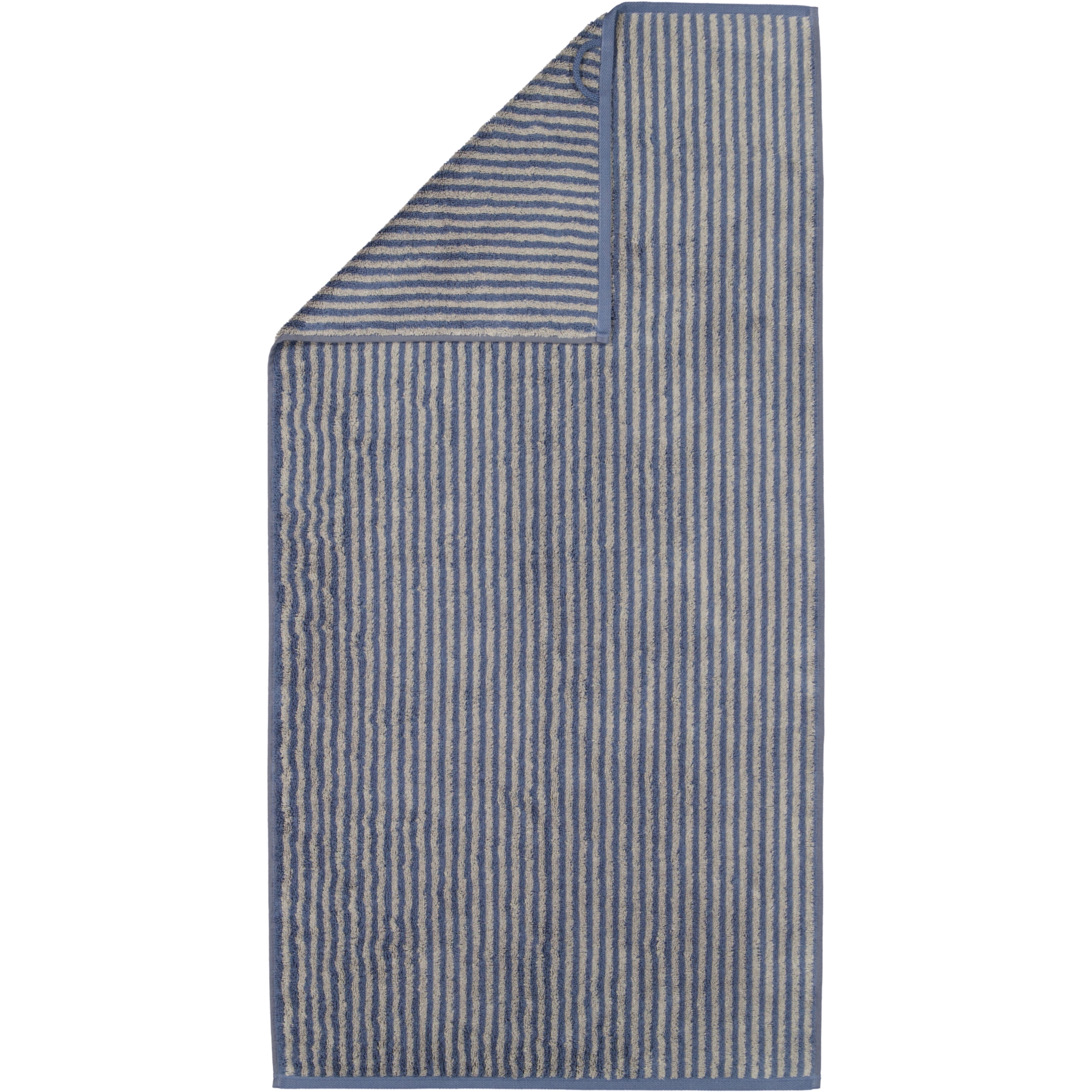 Cawö Handtücher Two-Tone Stripes 480 nachtblau - 10