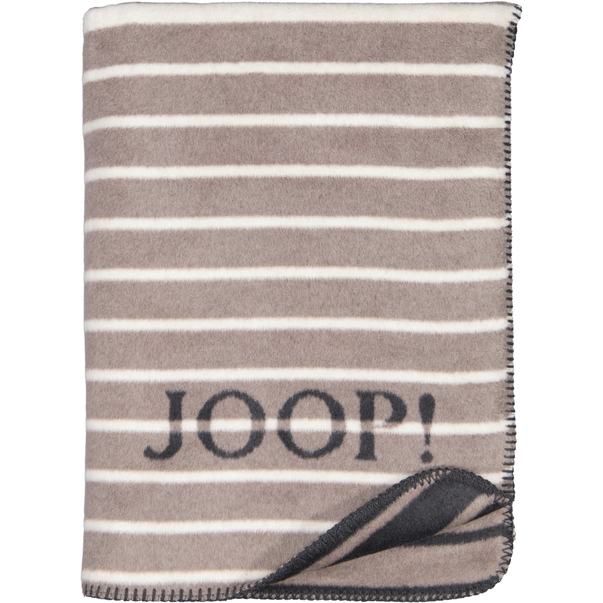 JOOP! Wohndecken Divided Stein - 150x200 cm