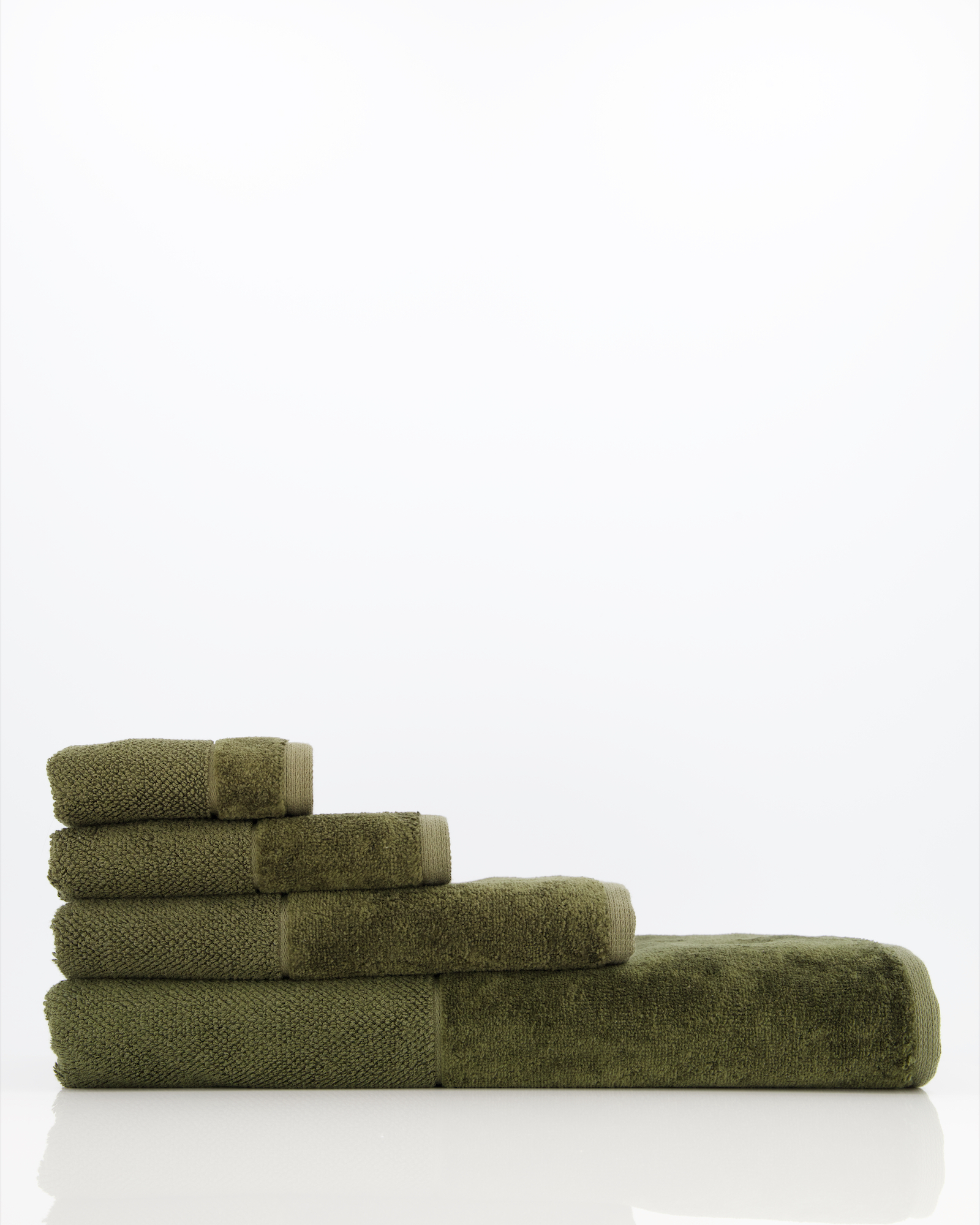 Möve Handtücher Bamboo luxe olive - 670 - Seiflappen 30x30 cm