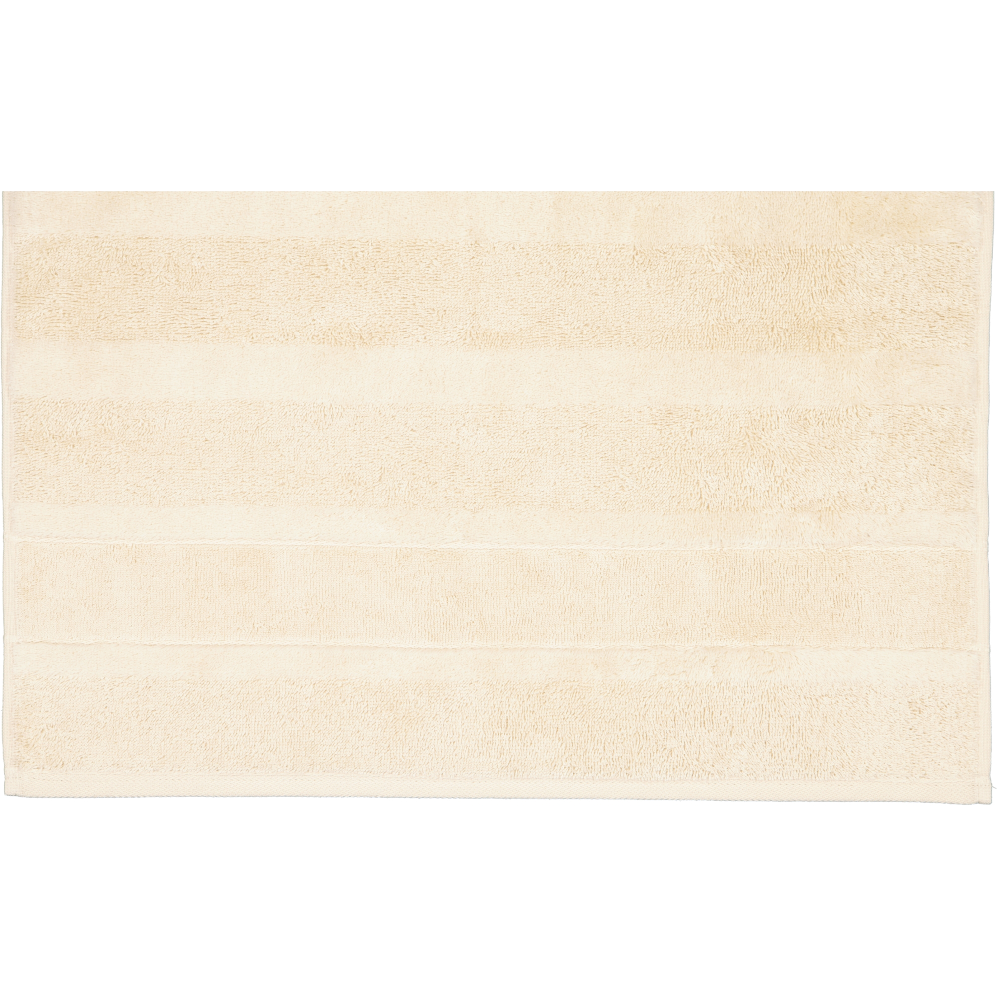 Cawö Handtücher Noblesse2 Uni 1002 beige - 370 - Gästetuch 30x50 cm