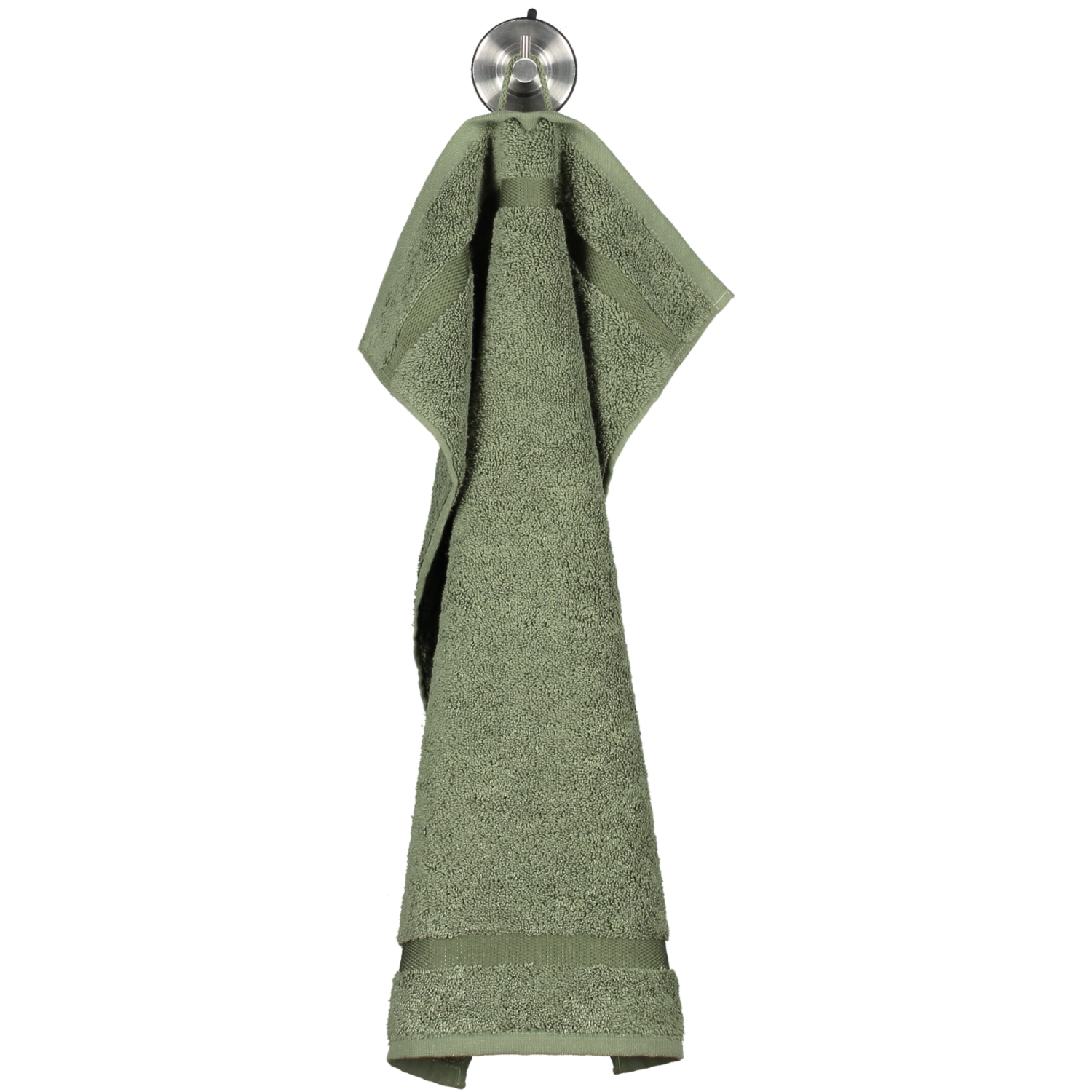 Rhomtuft - Handtücher Princess - Farbe: olive - 404 - Gästetuch 40x60 cm