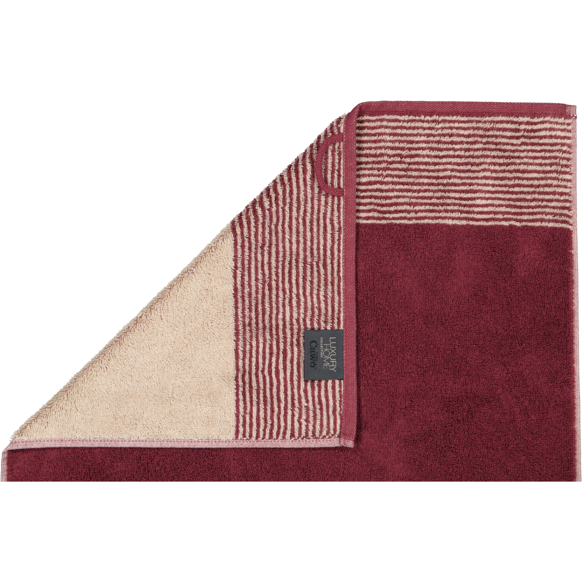 Cawö Handtücher Luxury Home Two-Tone 590 bordeaux - 23