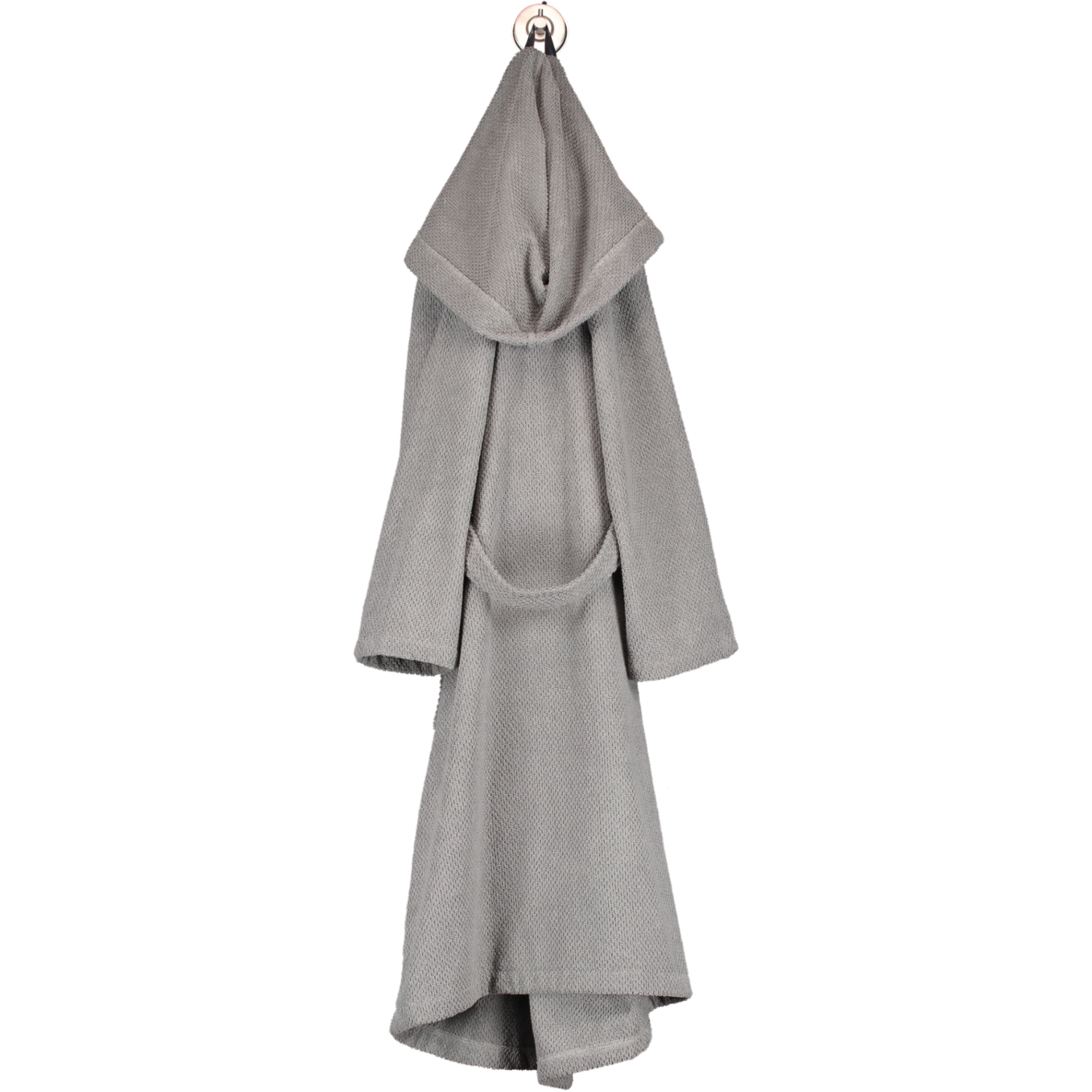 Rhomtuft RHOMTUFT Bademäntel unisex Kapuze Baronesse kiesel - 85