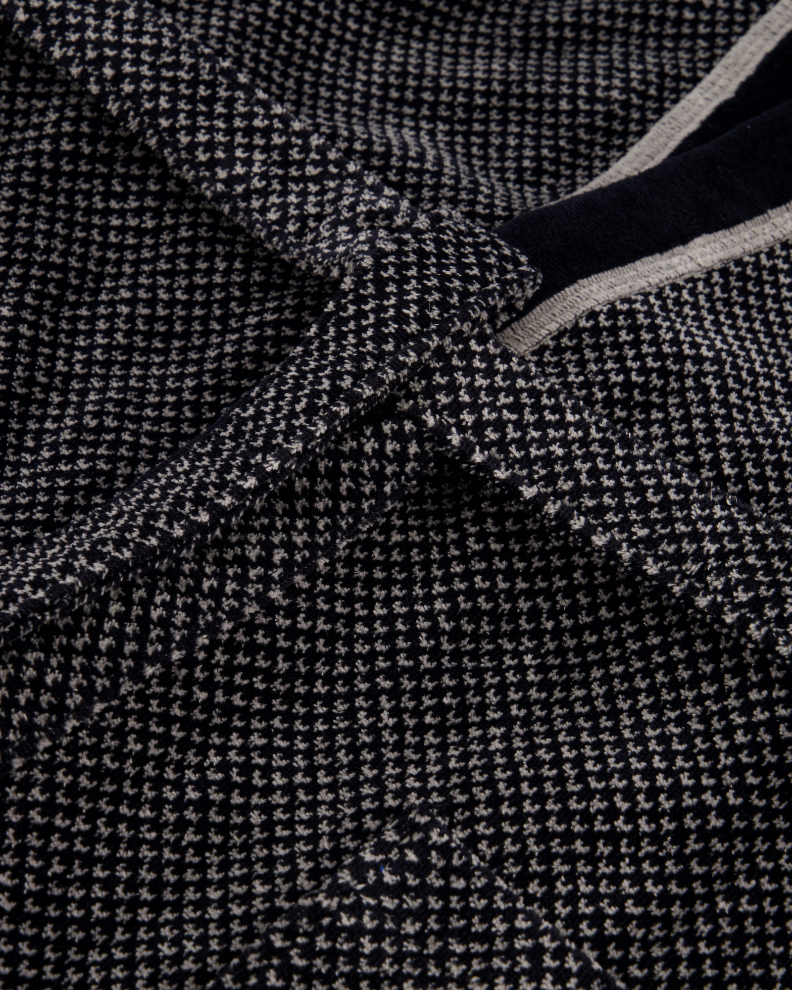 Cawö Bademäntel Herren Kimono 4839 silber-schwarz - 79