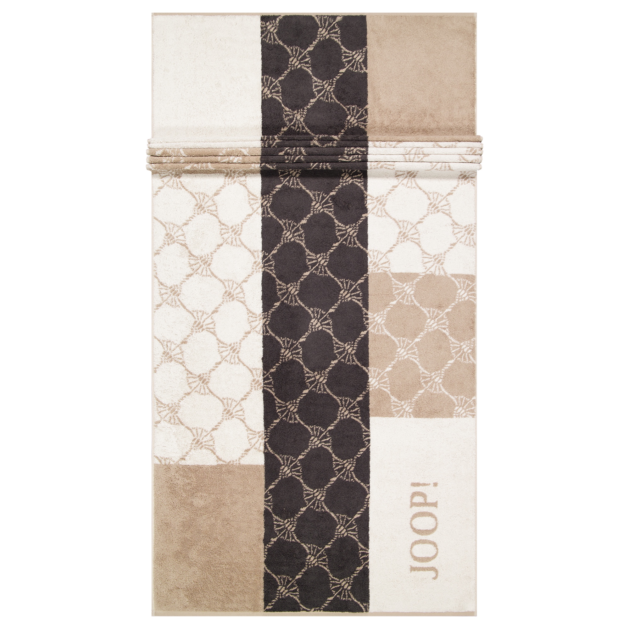 JOOP! Handtücher Sauna Squares 1719 Natur - 37 - Saunatuch 80x200 cm