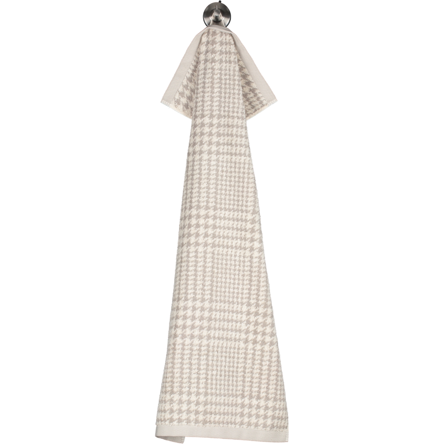Möve - Brooklyn Glencheck - Farbe:  nature/cashmere - 071 (1-0569/8970) - Handtuch 50x100 cm
