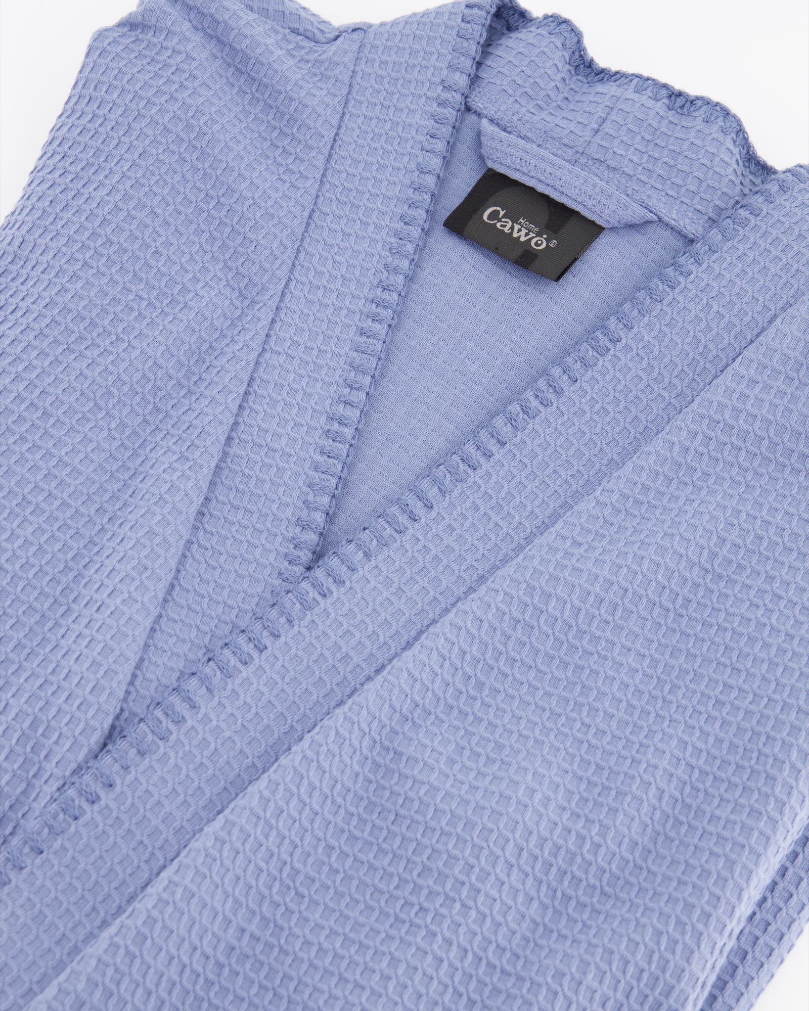 Cawö Home Bademäntel Damen Kimono Pique 812 sky - 11