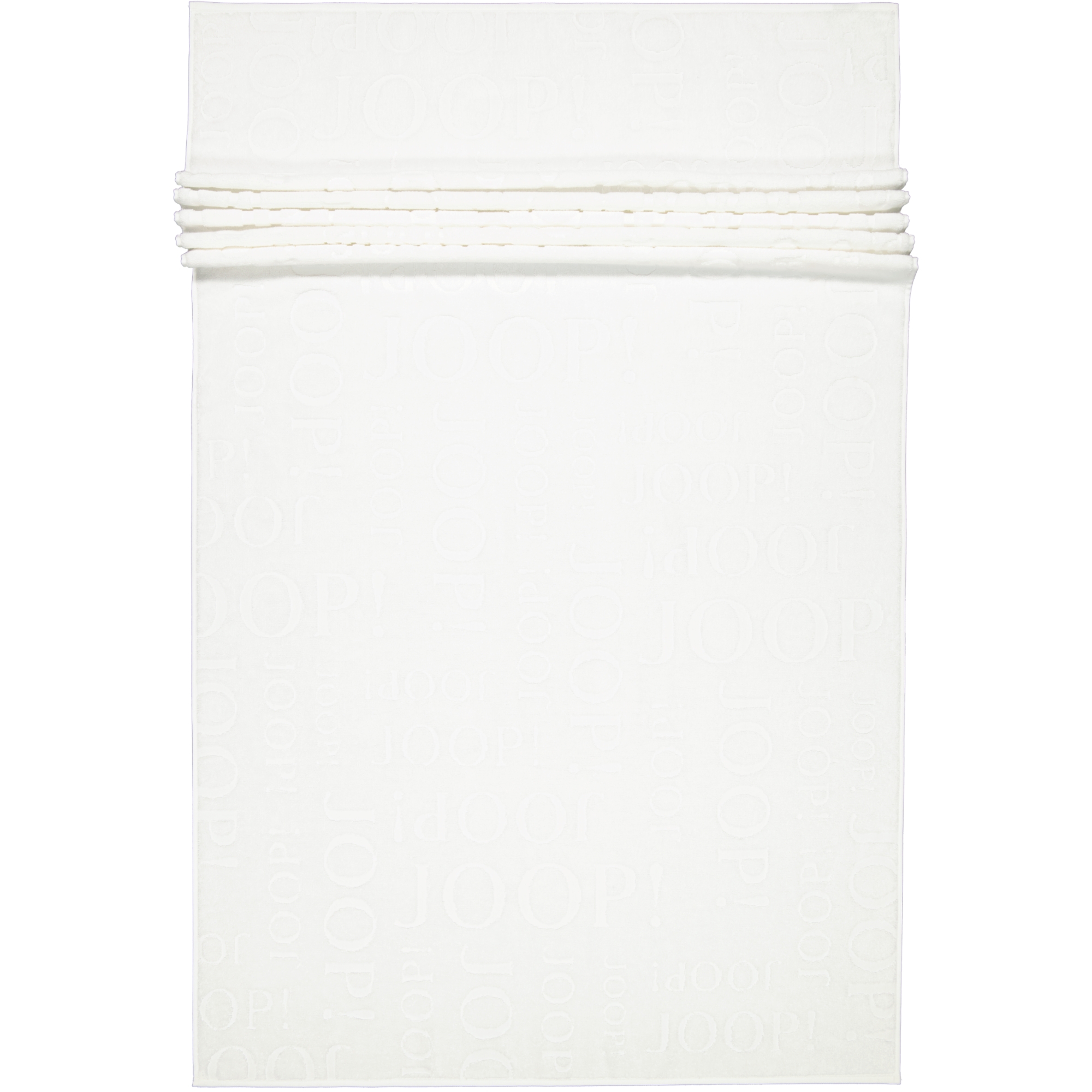 JOOP! Strandtücher Beach Repeat 1697 Weiß - 600 - Strandtuch 100x180 cm