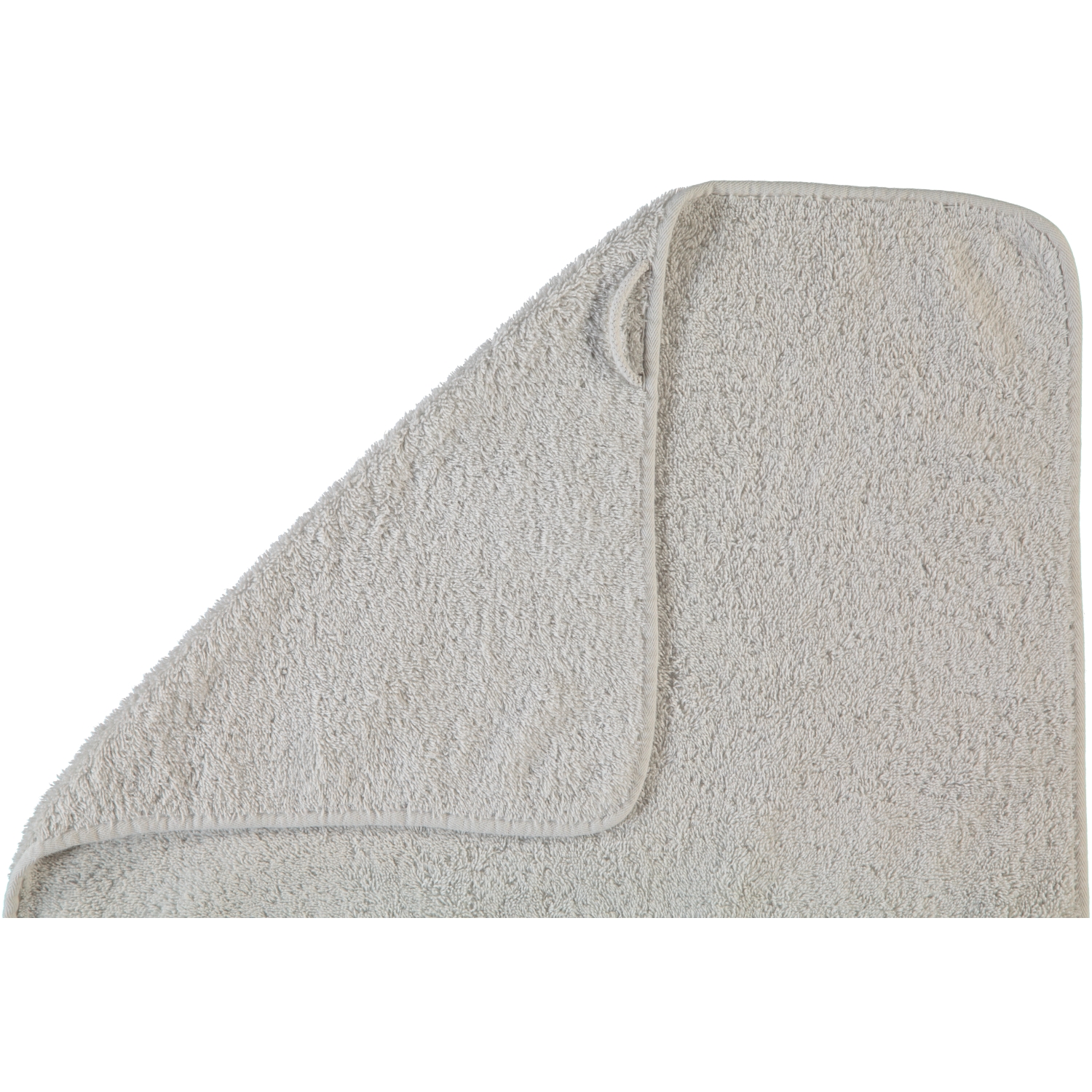 Rhomtuft - Handtücher Loft - Farbe: perlgrau - 11 - Seiflappen 30x30 cm