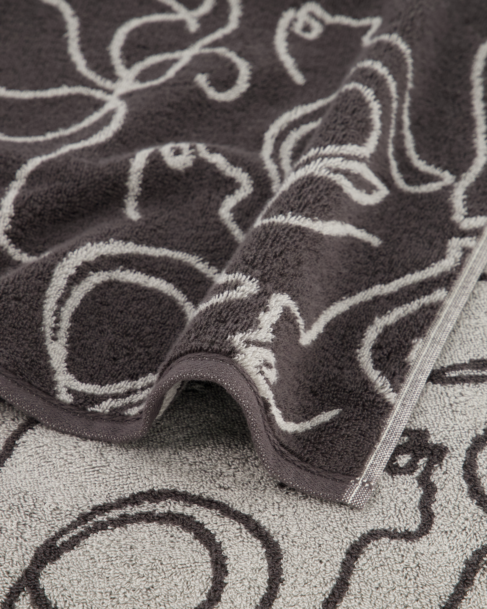 Cawö Handtücher CUTE CATS EDITION Cats 6264 basalt/platin - 77