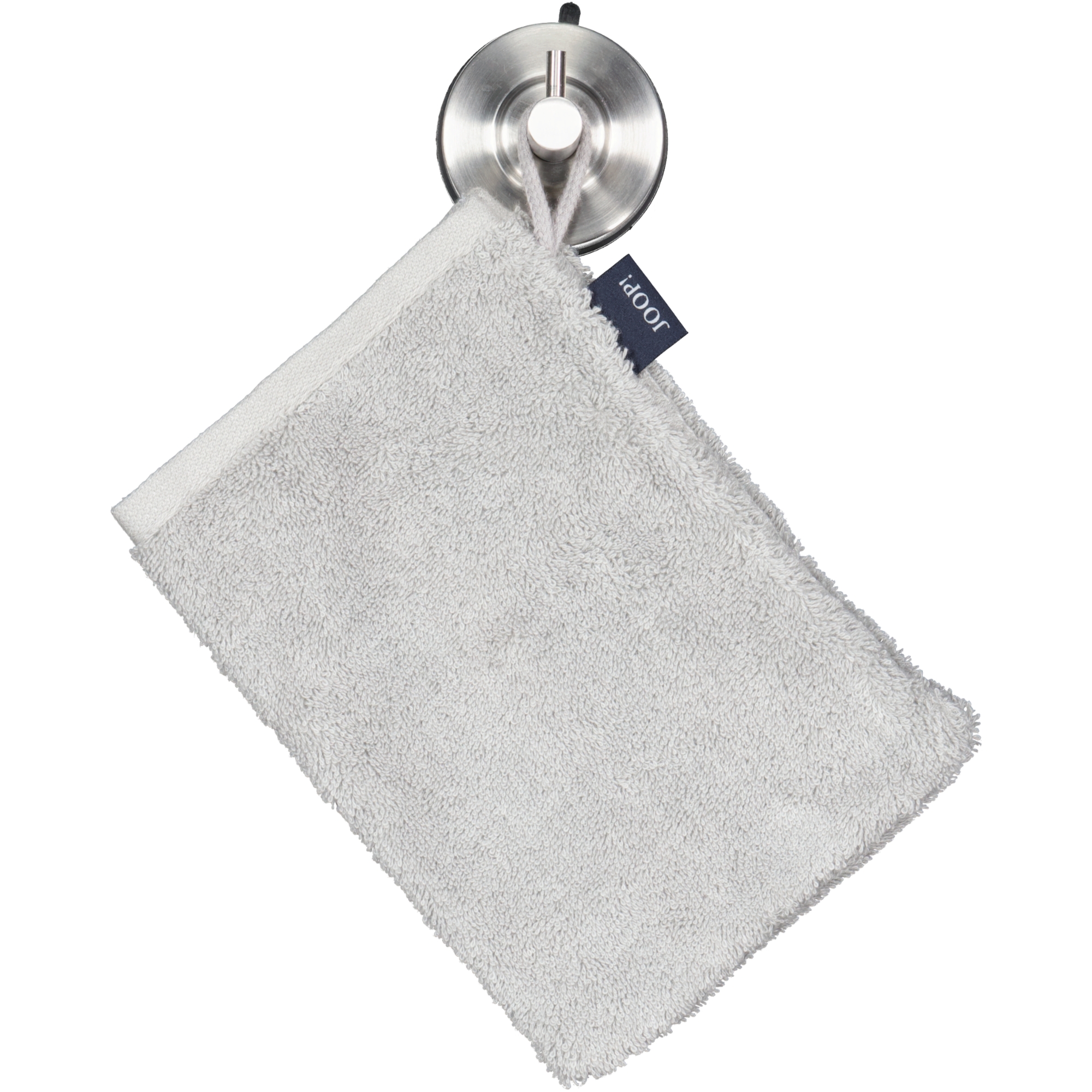 JOOP! Classic - Doubleface 1600 - Farbe: Silber - 76 - Waschhandschuh 16x22 cm