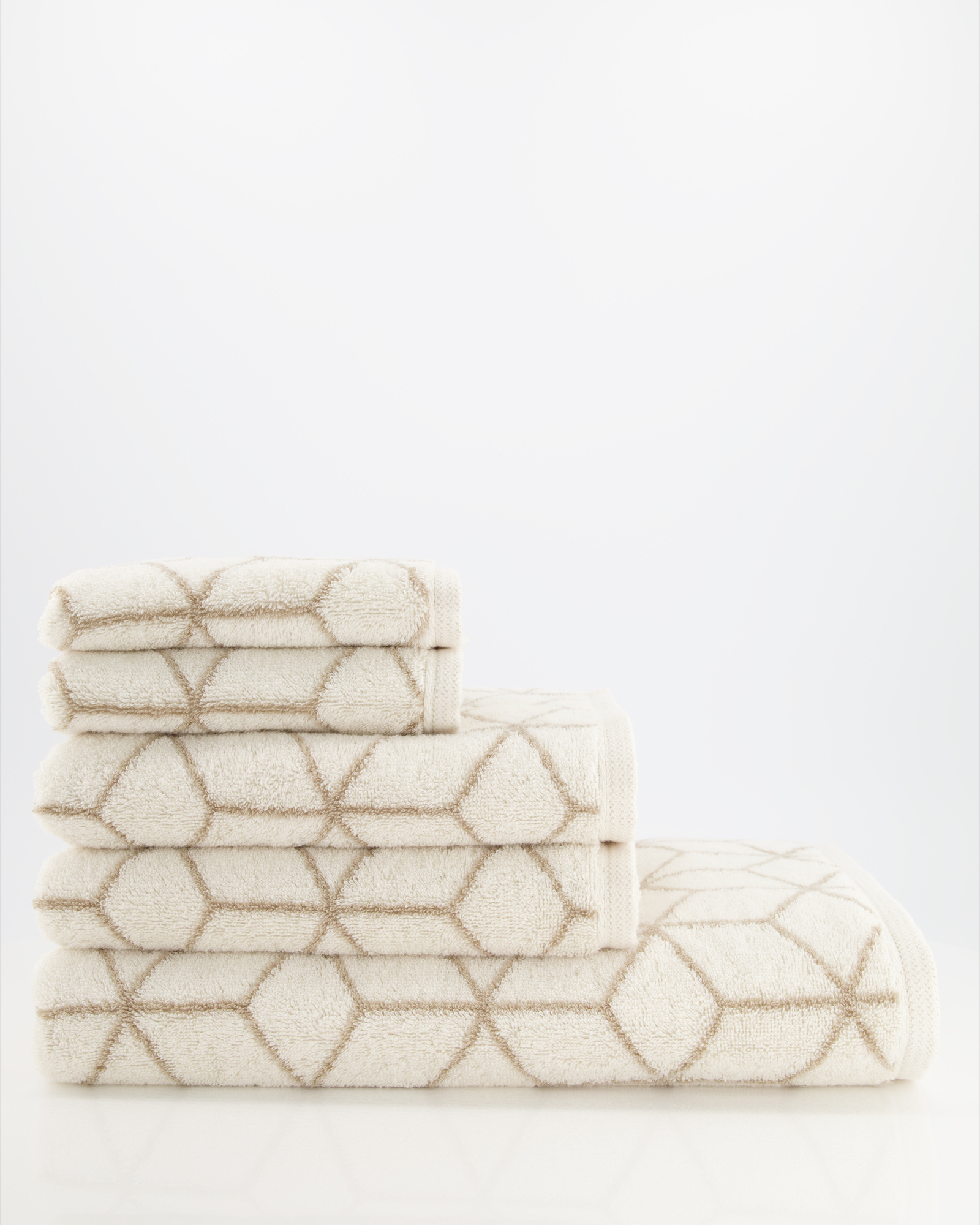 Villeroy & Boch Handtücher Coordinates Carré 2557 - Farbe: cashmere - 33 - Duschtuch 80x150 cm