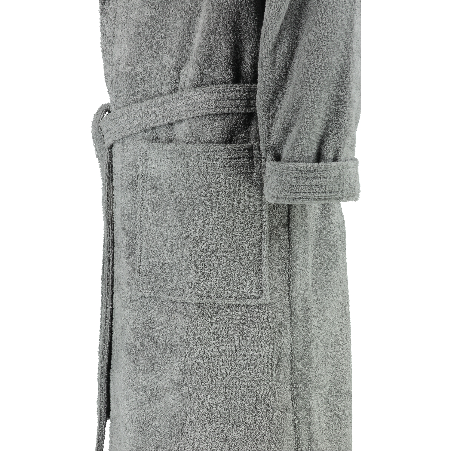 Rhomtuft RHOMTUFT Bademäntel unisex Schalkragen Sir & Lady kiesel - 85
