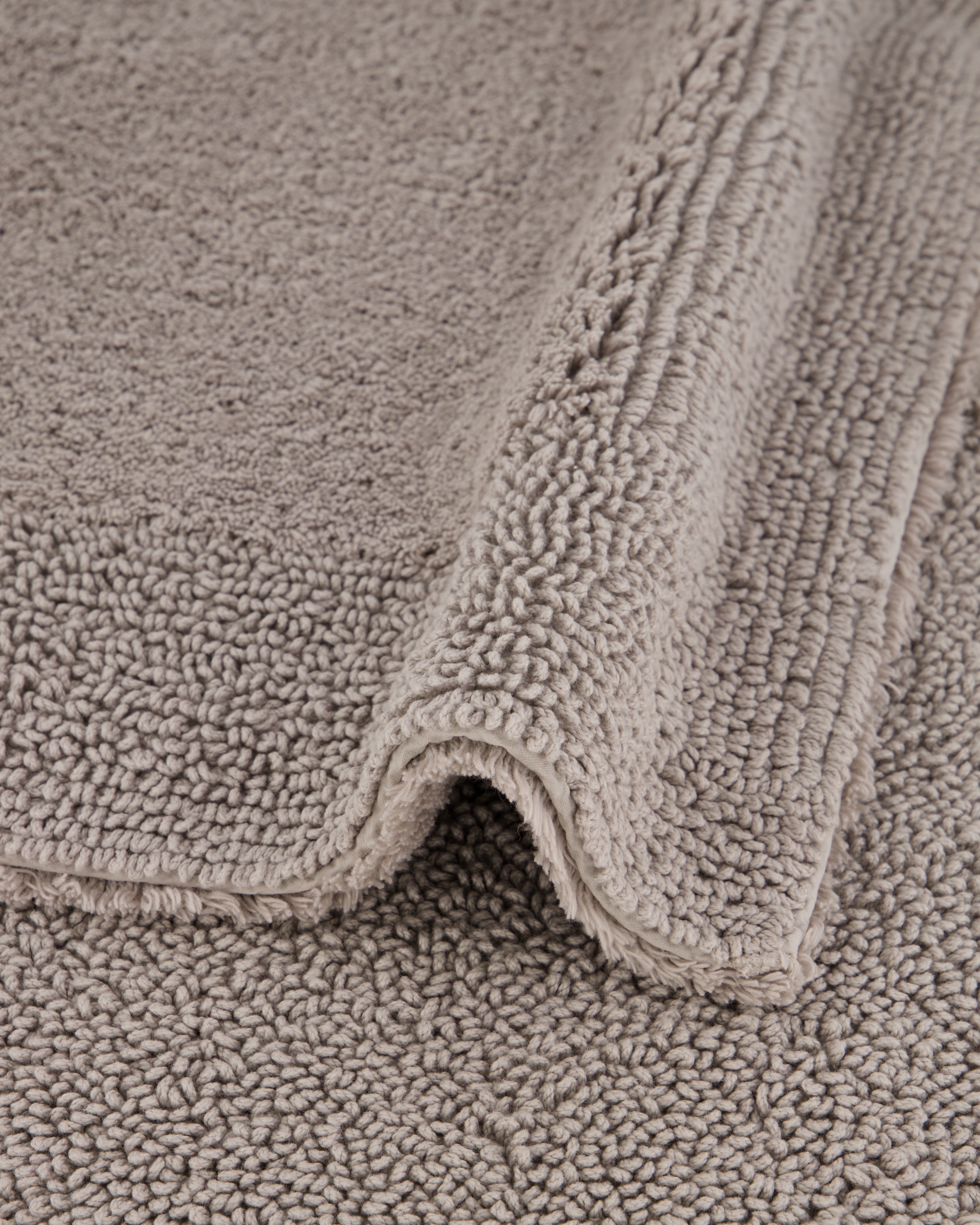 Möve Badteppiche Doubleface silver grey - 823 - 60x100 cm