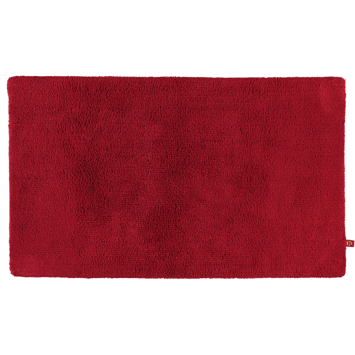 Rhomtuft - Badteppich Pur - Farbe: cardinal - 349 - 70x130 cm