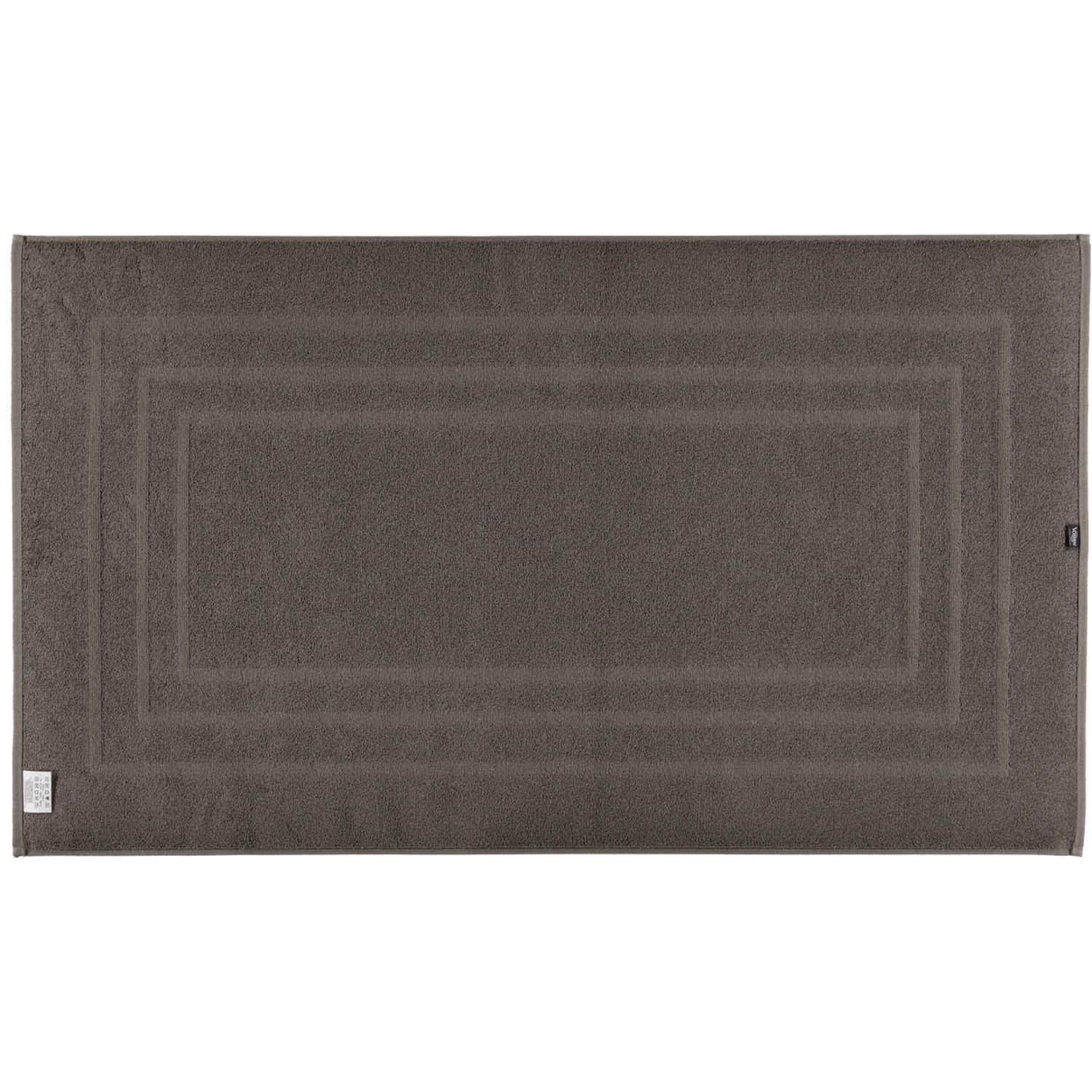 Vossen Badematten Feeling slate grey - 7420 - 67x120 cm