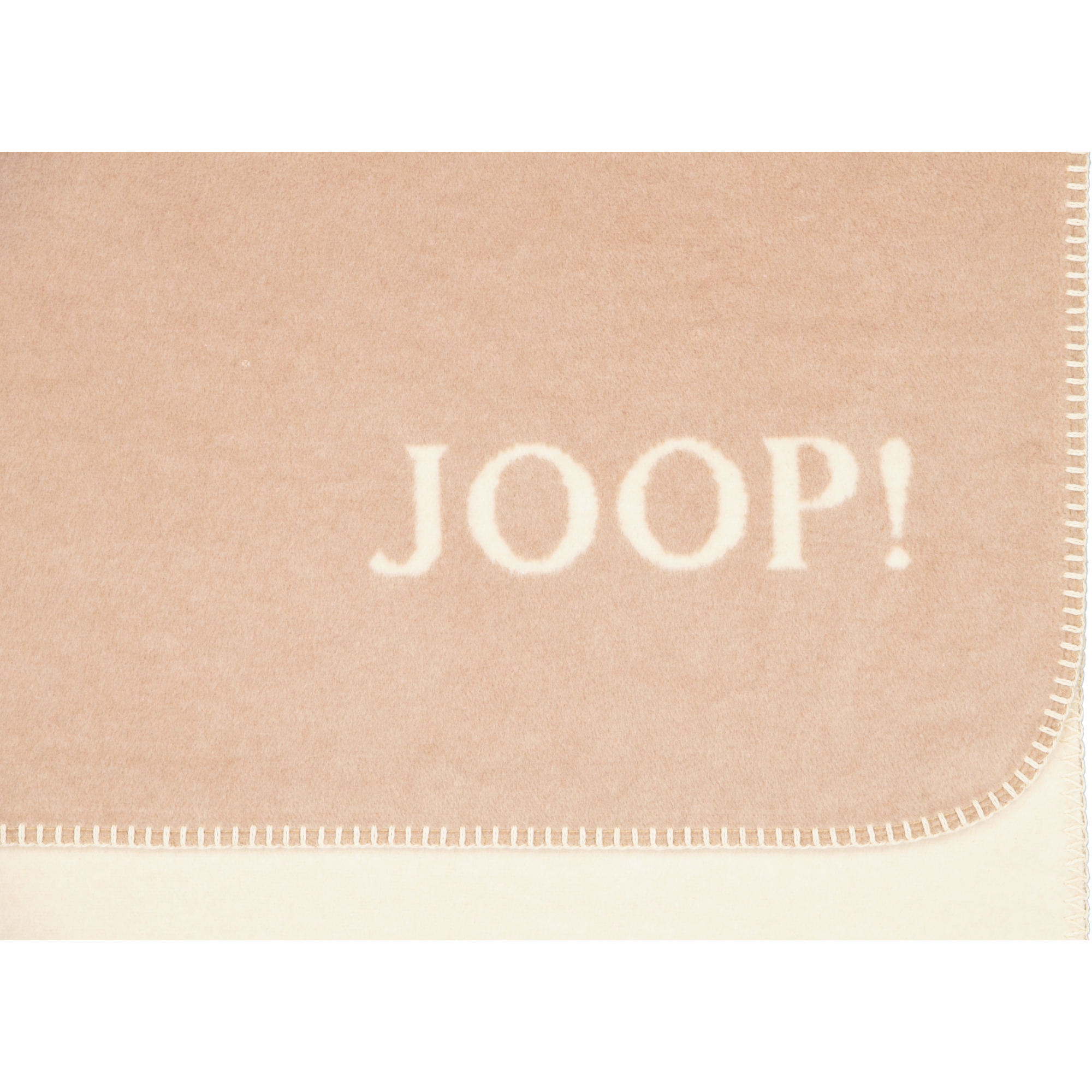 JOOP! Wohndecken Uni-Doubleface Nude-Pergament - 150x200 cm