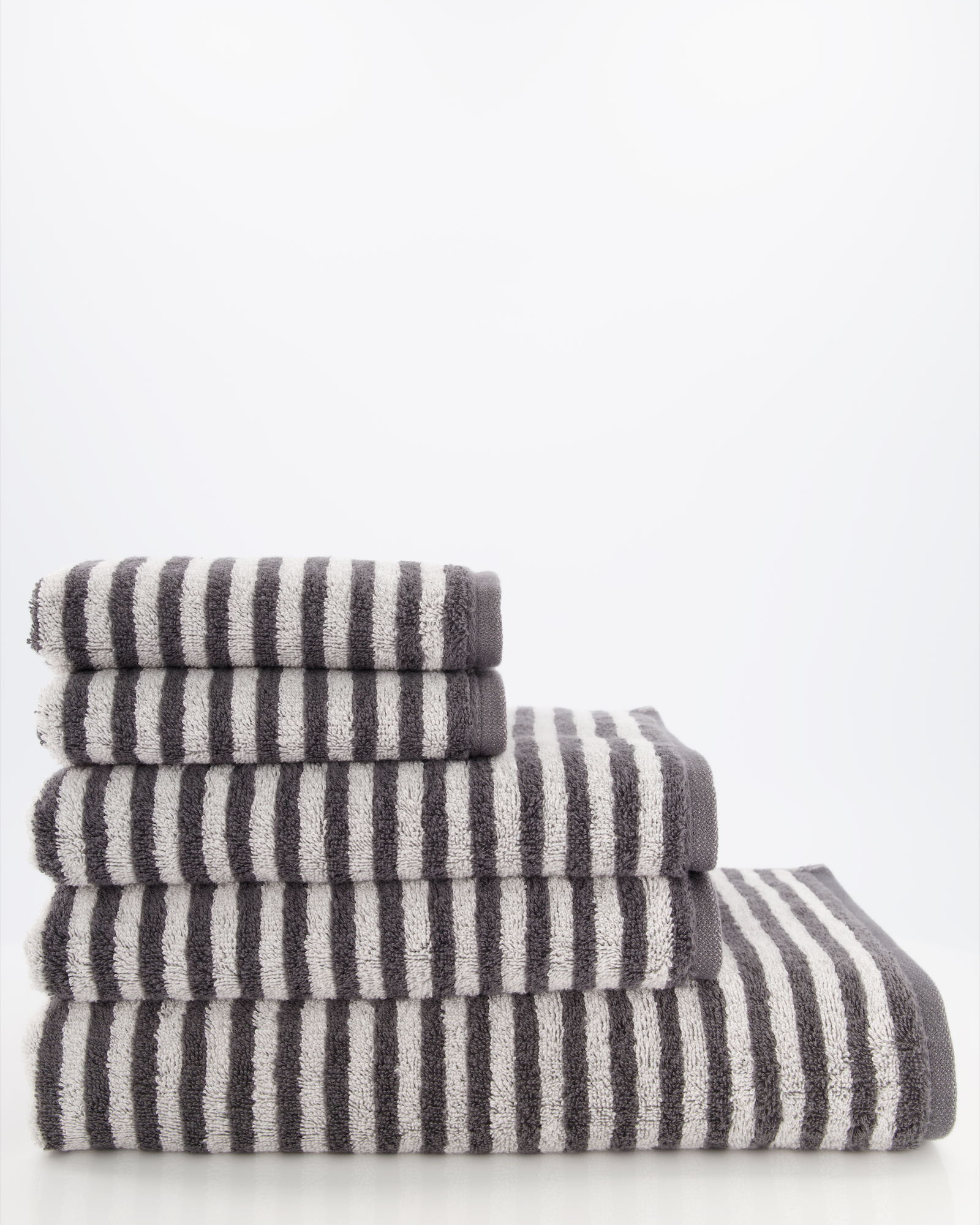 Cawö - Campus Ringel 955 - Farbe: anthrazit - 77 - Gästetuch 30x50 cm