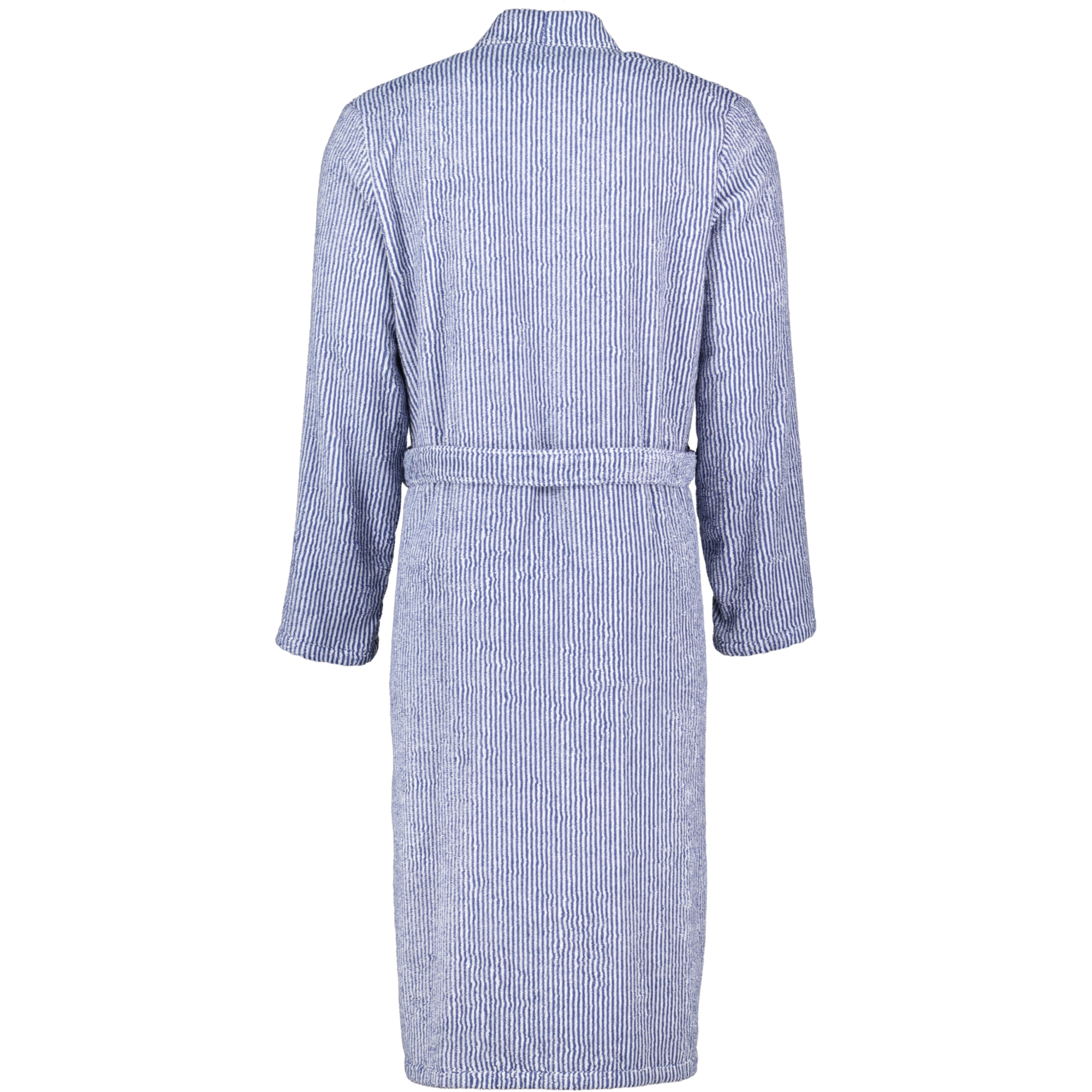 Cawö Bademäntel Herren Kimono Streifen 3834 navy-weiß - 16