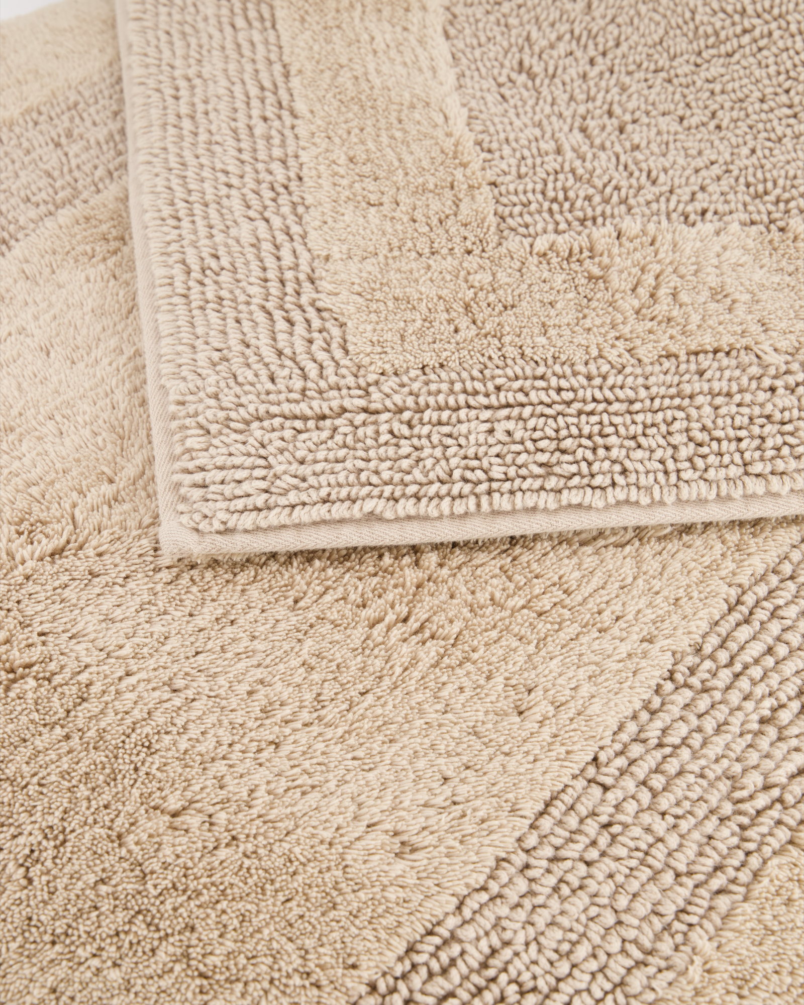 Cawö Home Badteppiche Luxus Badteppich 1000 sand - 375