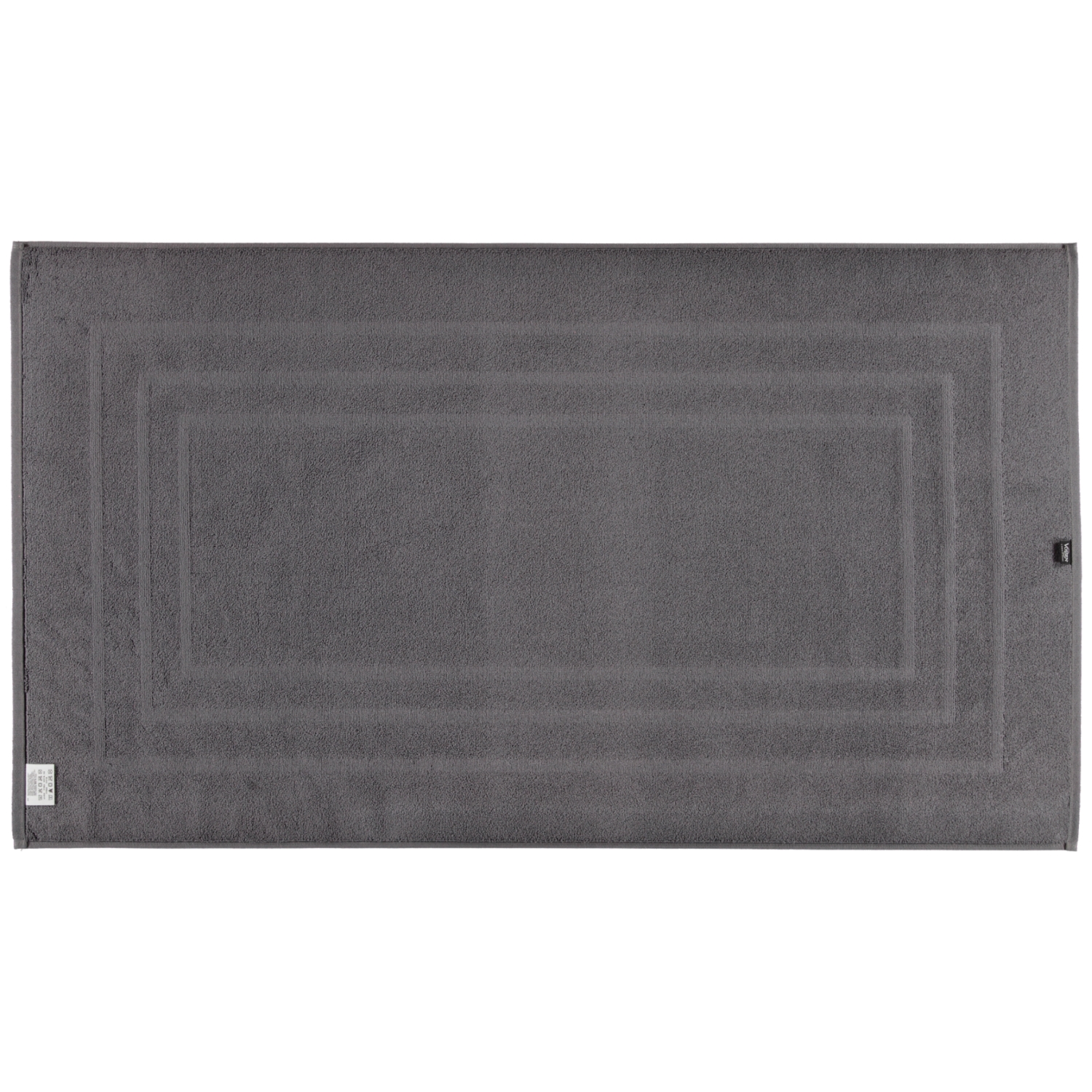 Vossen Badematten Feeling graphit - 7660 - 67x120 cm