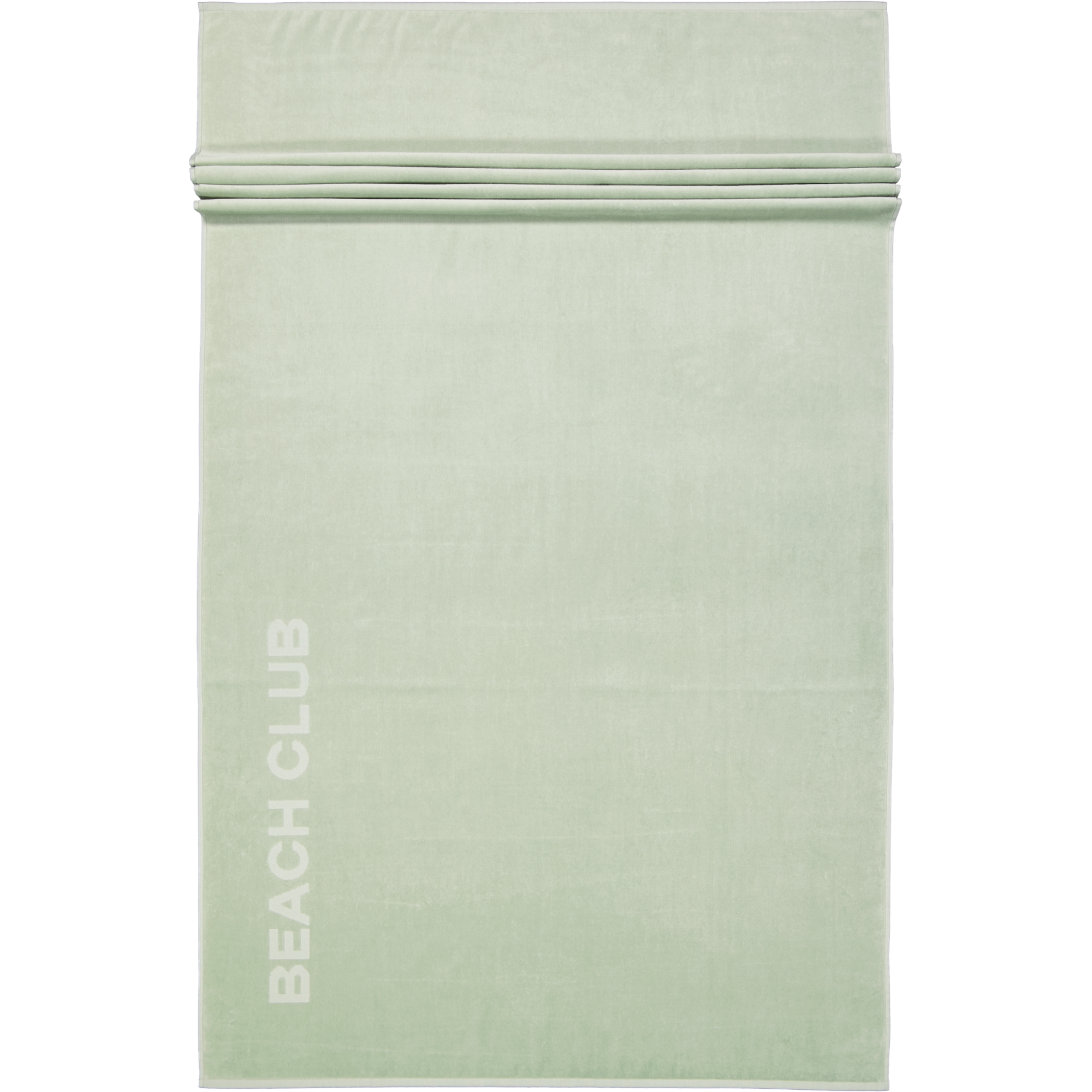 Vossen Strandtücher Beach Club eukalyptus - 5285 - Strandtuch 100x180 cm