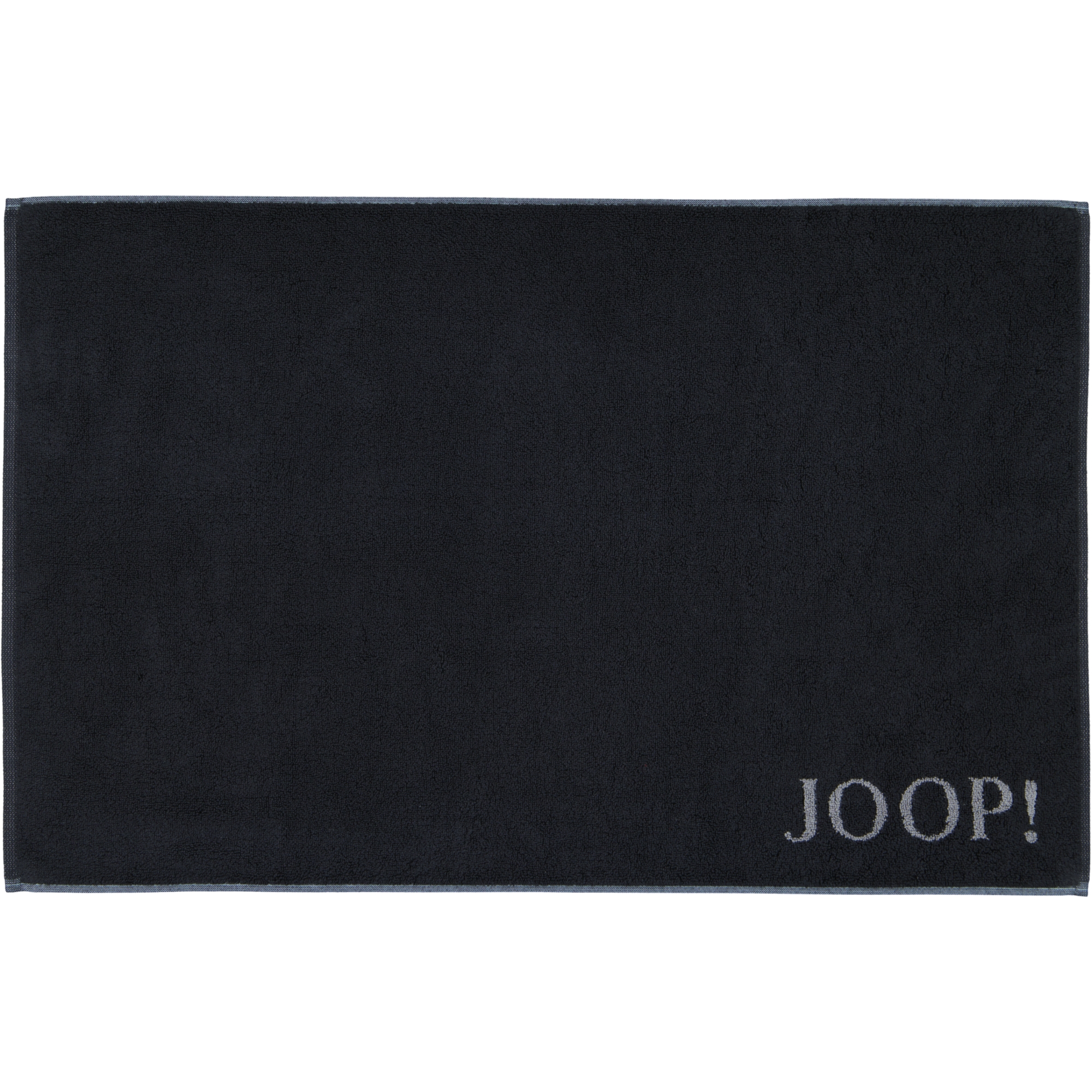 JOOP! Classic - Doubleface Badematte 1600 - 50x80 cm - Farbe: Schwarz/Anthrazit - 90