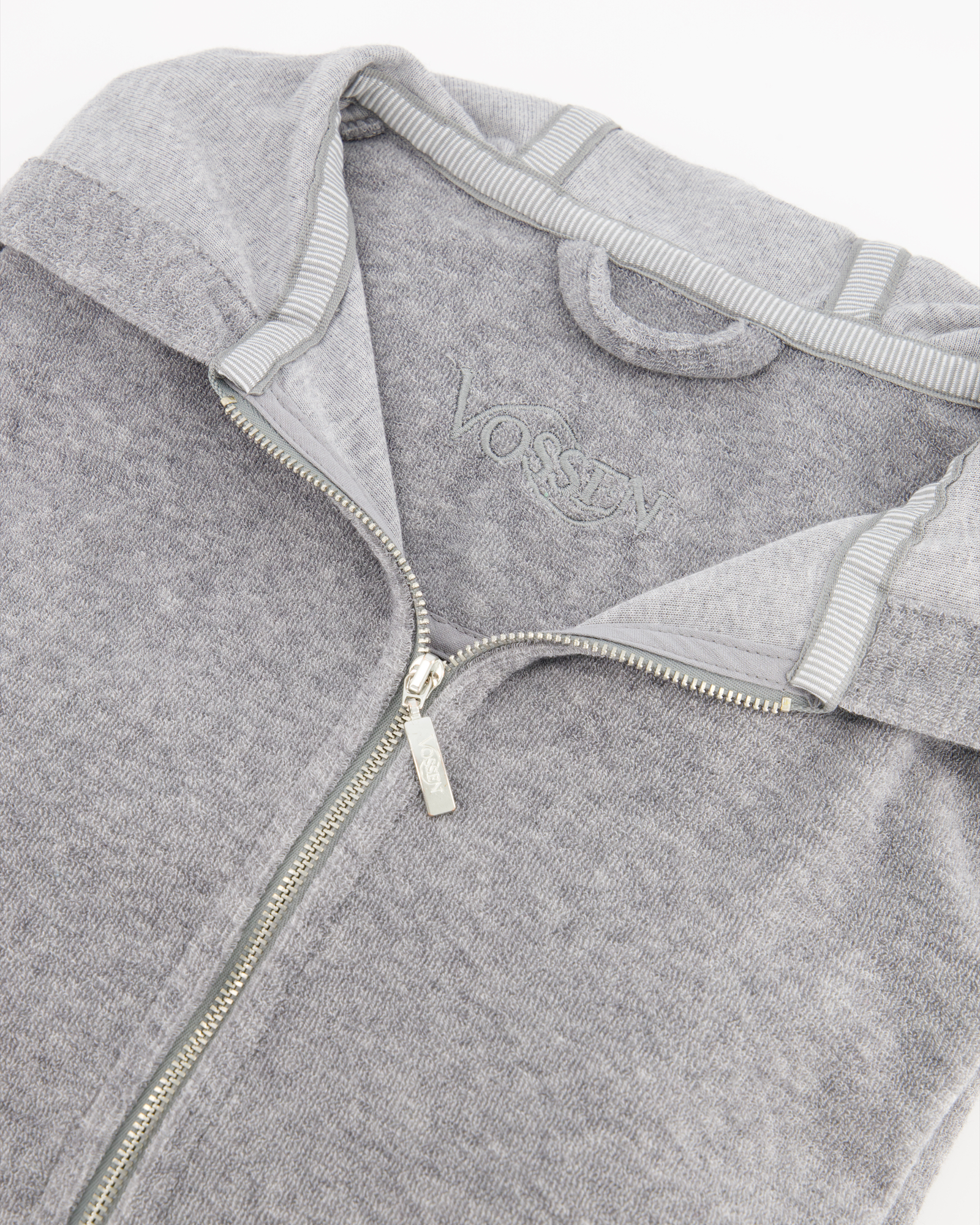 Vossen Bademäntel Damen Kurzmantel mit Kapuze Tampa melange - 7380