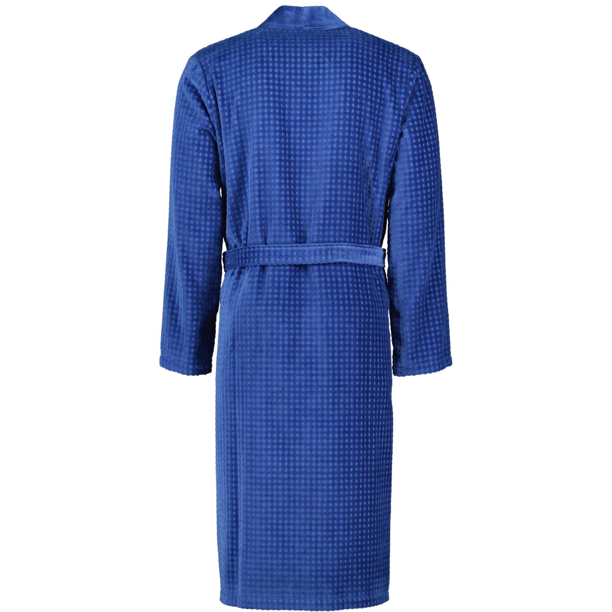 Cawö Herren Bademantel Kimono 3714 - Farbe: saphir - 166 - XL