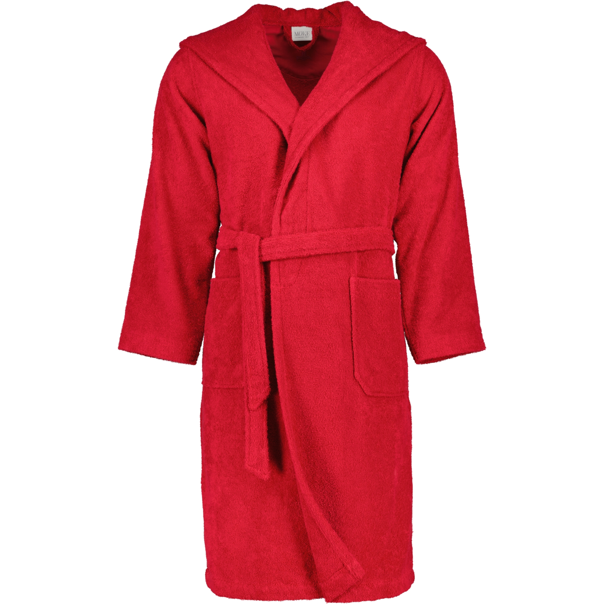 Möve Bademäntel unisex Kapuze Superwuschel ruby - 075