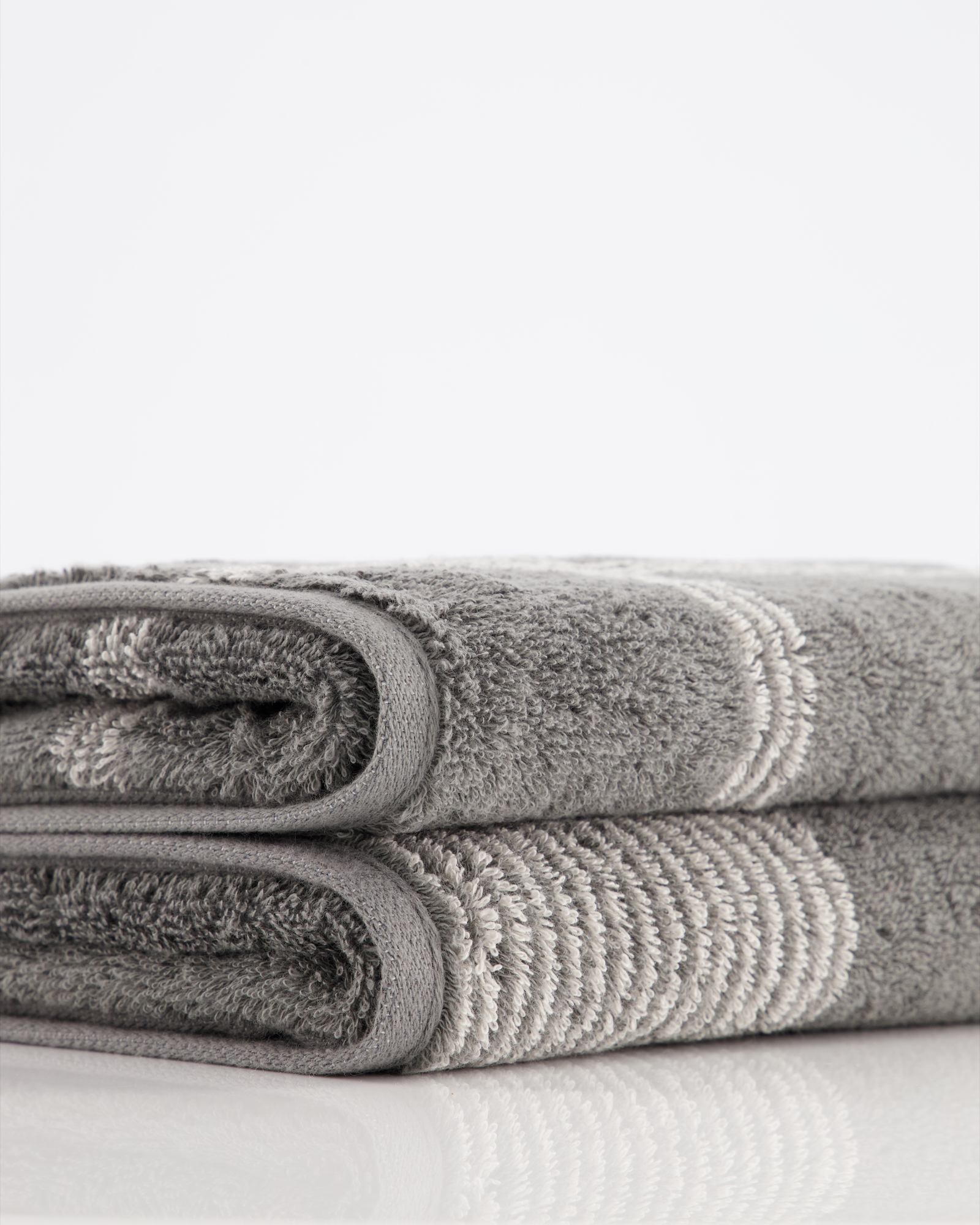 Cawö - Luxury Home Two-Tone 590 - Farbe: schiefer - 77 - Handtuch 50x100 cm
