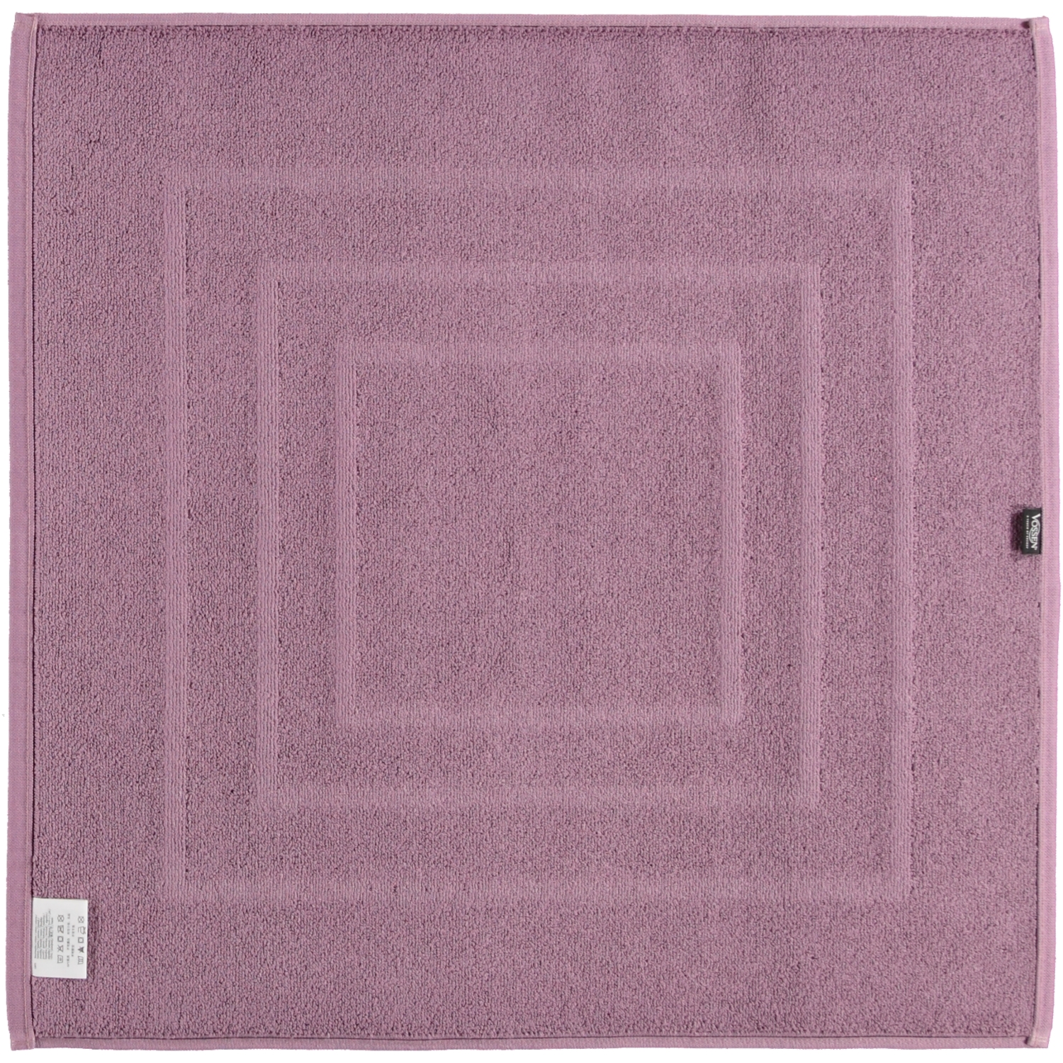 Vossen Badematte Calypso Feeling - Farbe: plum - 825 - 60x60 cm