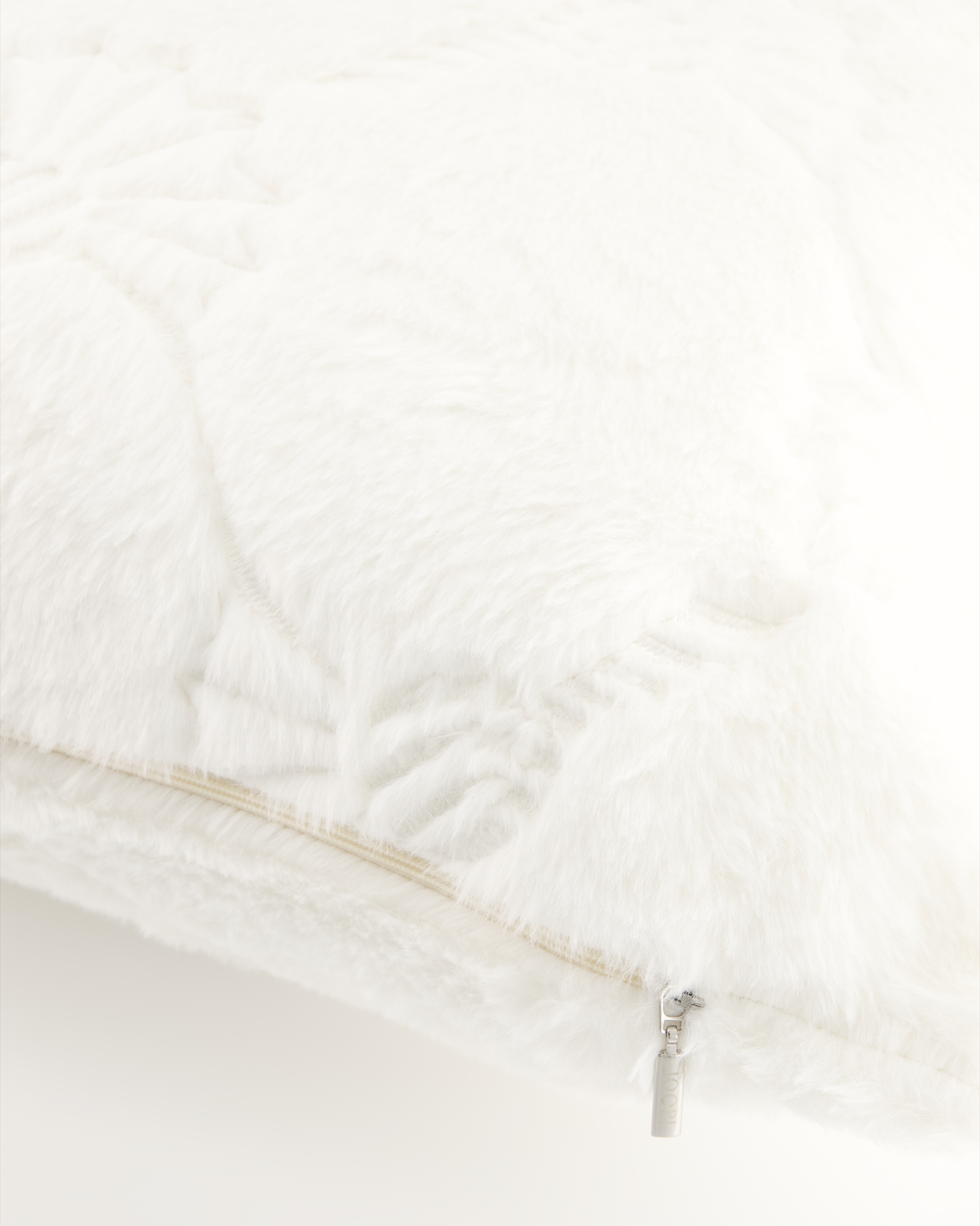 JOOP! Kissenhüllen Cozy Cornflower Weiß - 001 - 50x50 cm
