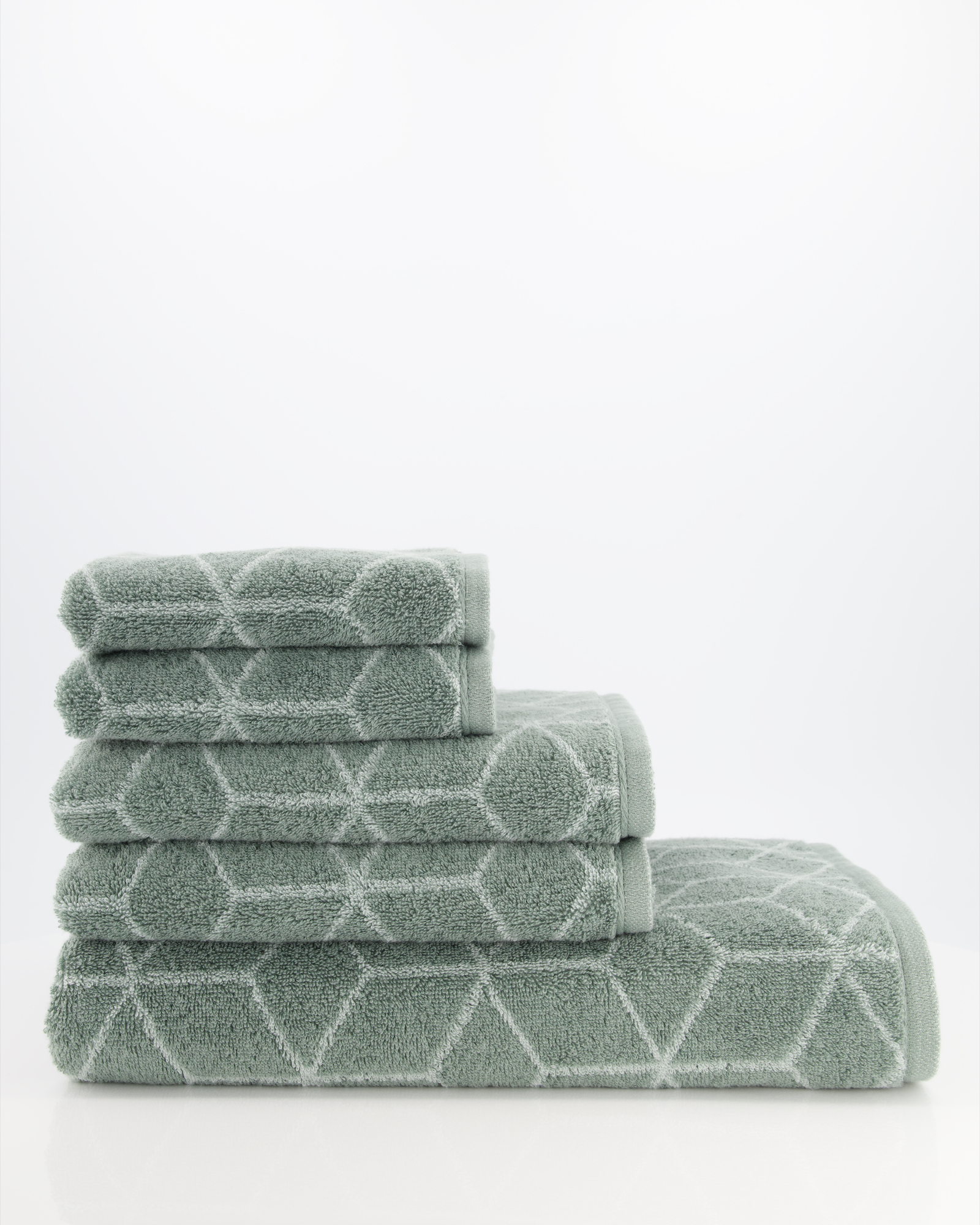 Villeroy & Boch Handtücher Coordinates Carré 2557 sage green - 44 - Handtuch 50x100 cm