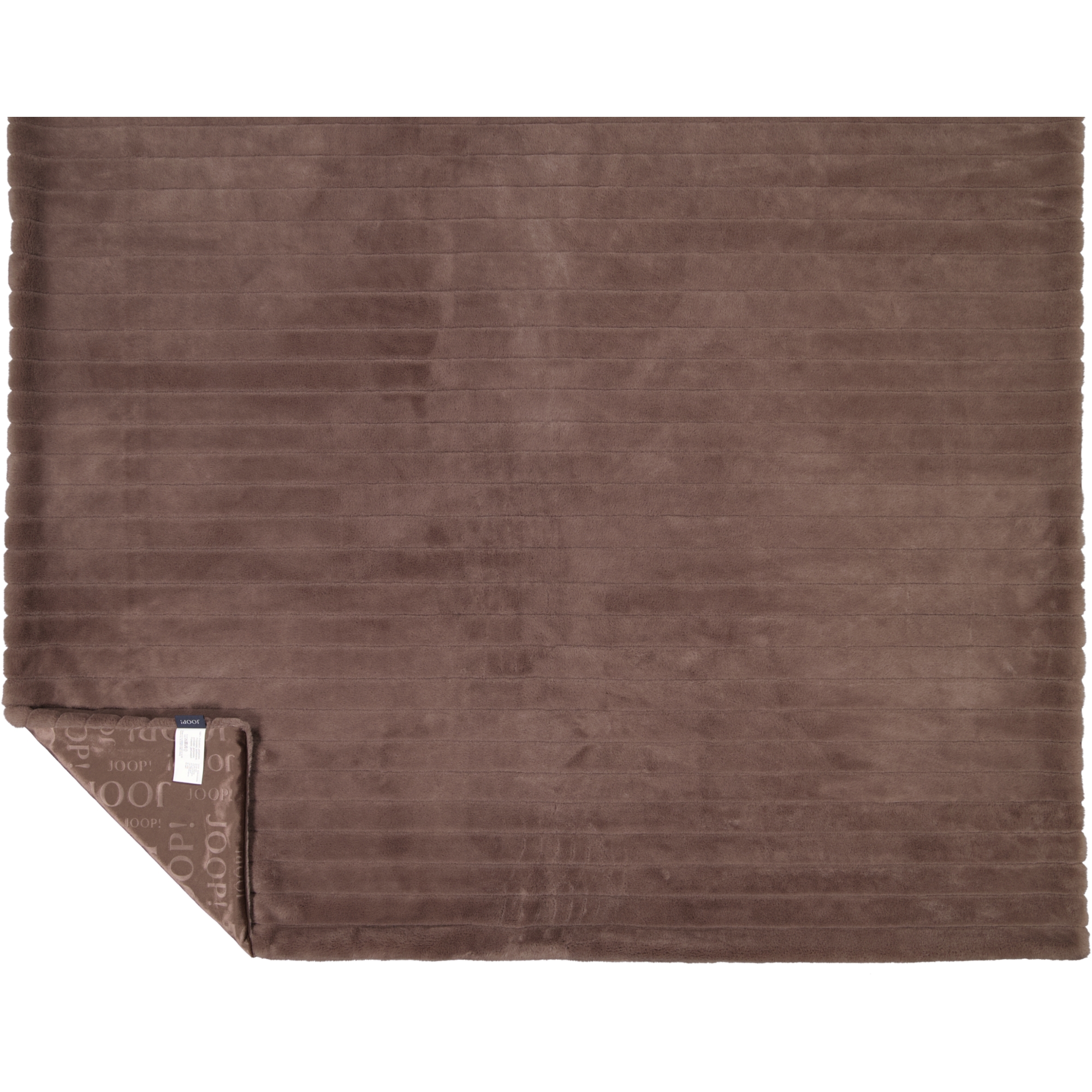 JOOP! Plaid Glam - Größe: 130x170 cm - Farbe: Umbra - 020